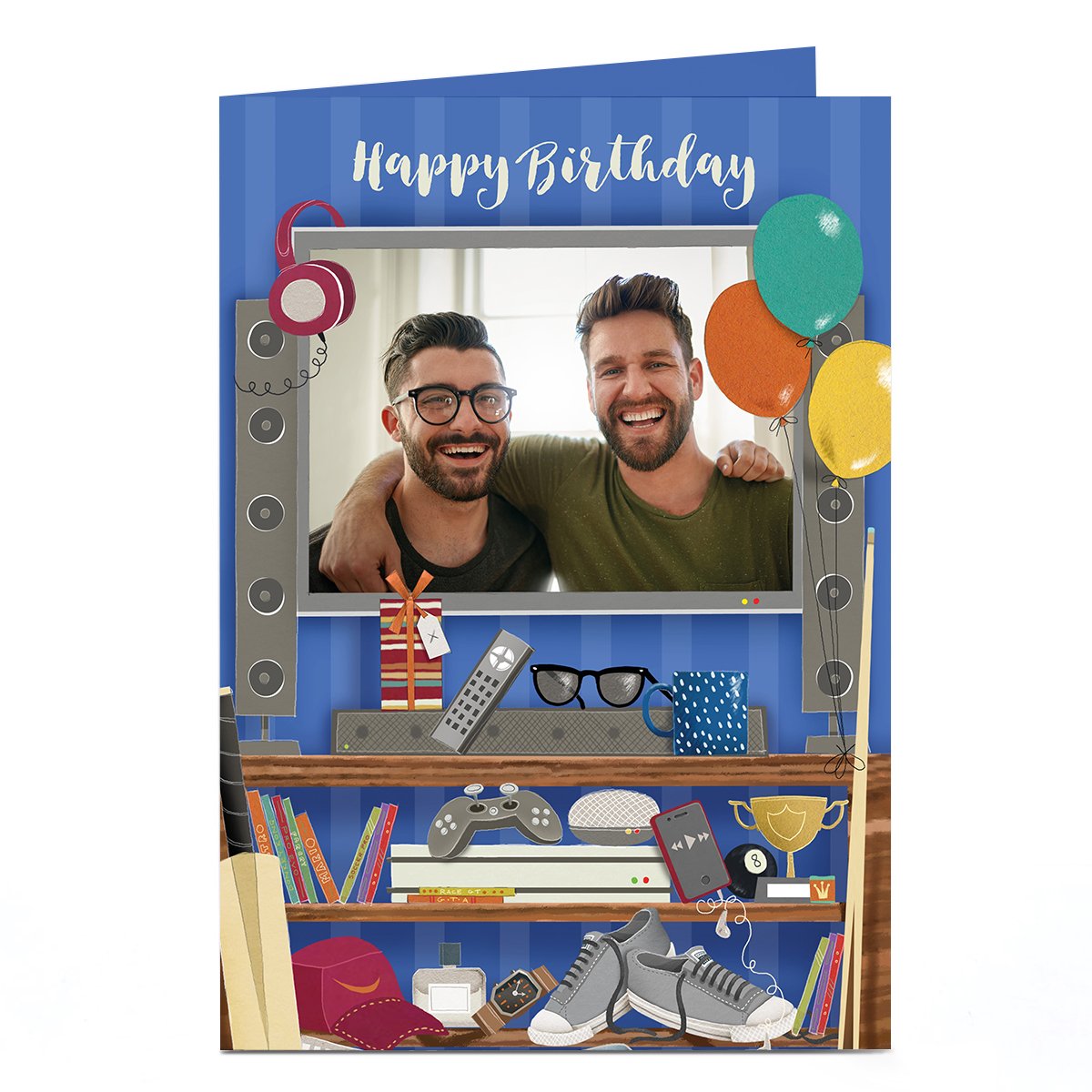 Personalised Photo Card - Birthday Console