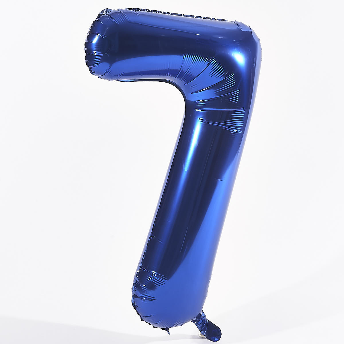 Blue Number 7 Foil Giant Helium Balloon (Deflated)