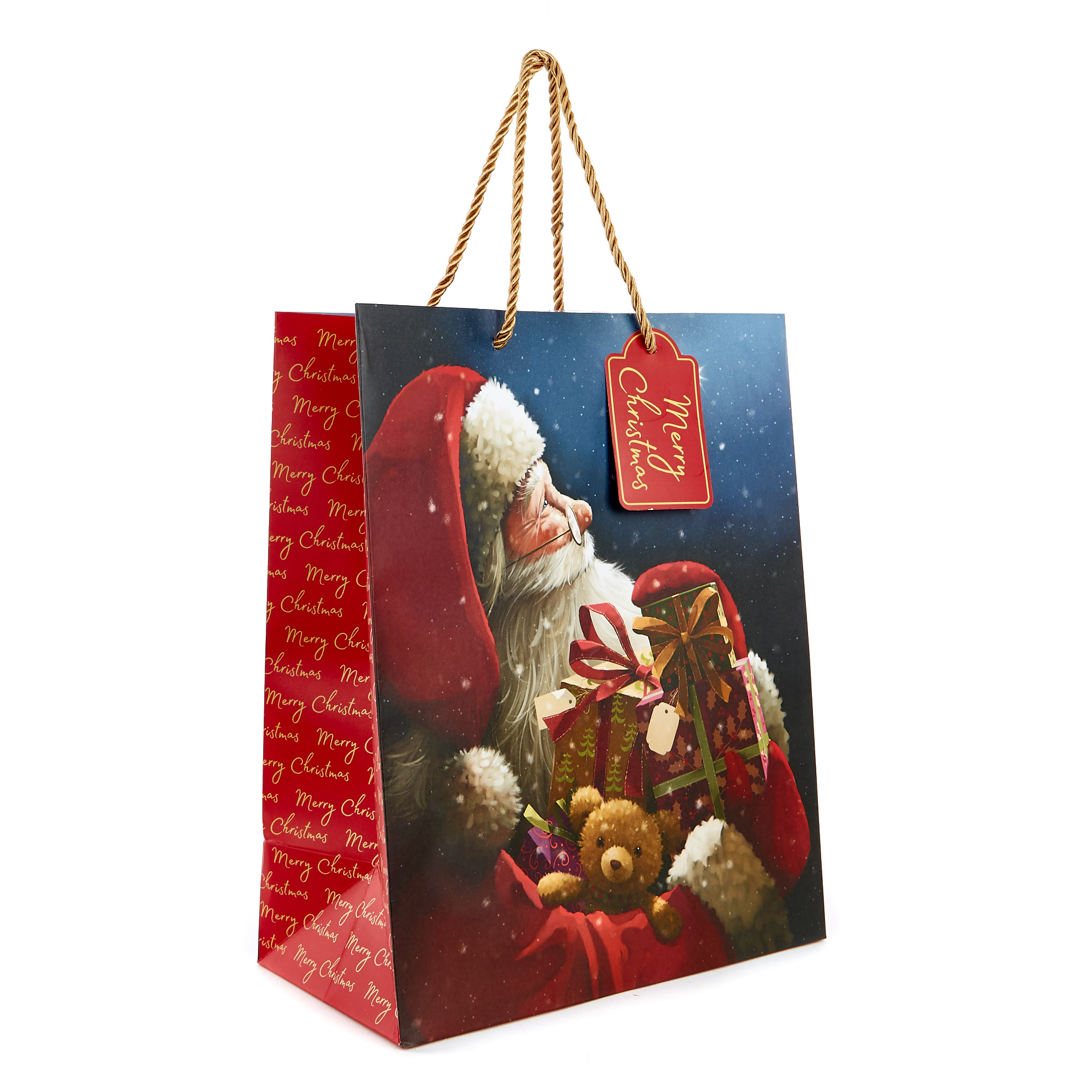 Large Christmas Gift Bag - Traditional Santa
