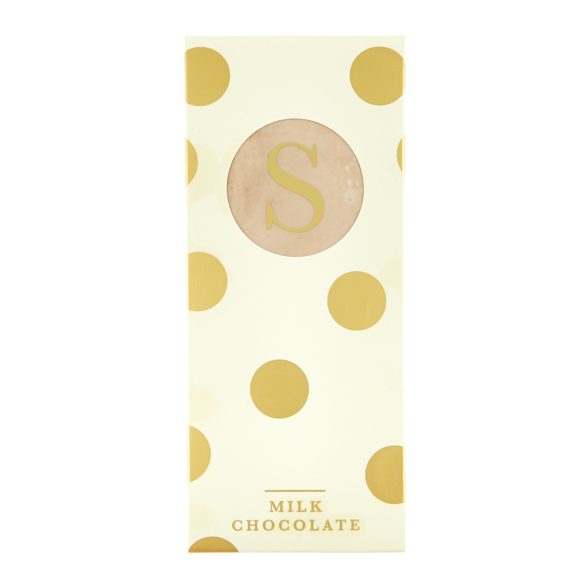 Letter S Milk Chocolate Slab