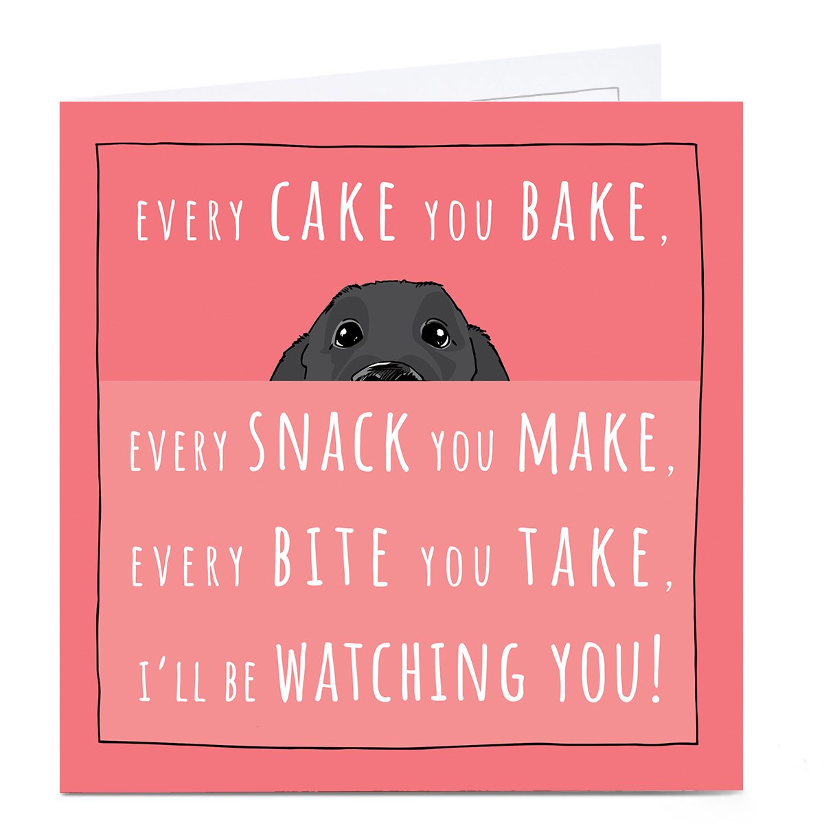 Personalised Totally Pawsome Card - Every Cake You Bake
