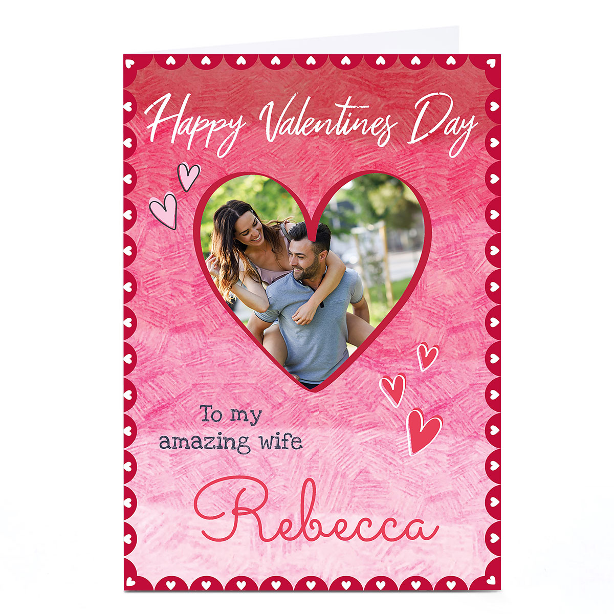 A4 Photo Juniper & Rose Valentine's Day Card - Amazing Wife