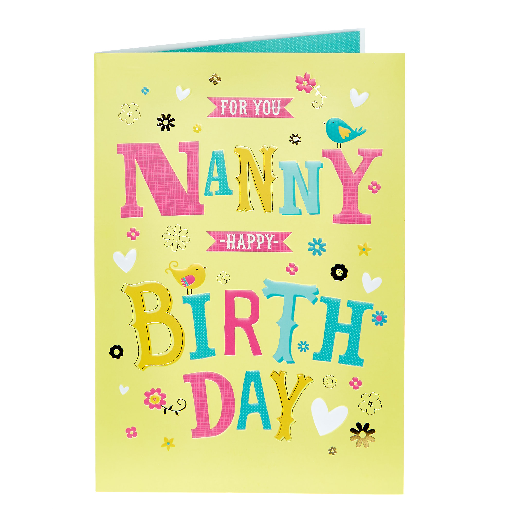 Birthday Card - For You Nanny 