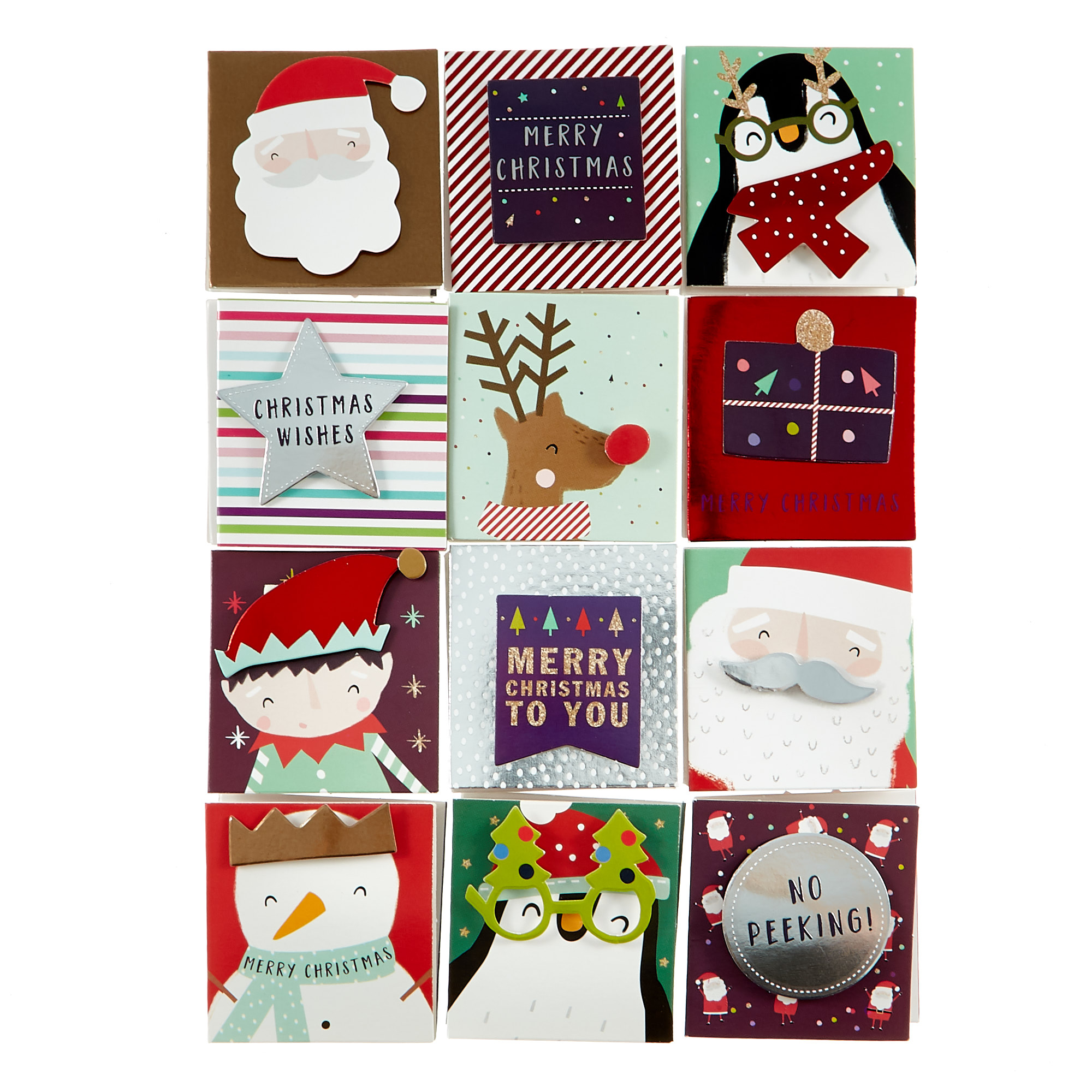 Handcrafted Children's Christmas Gift Tags - Pack of 24