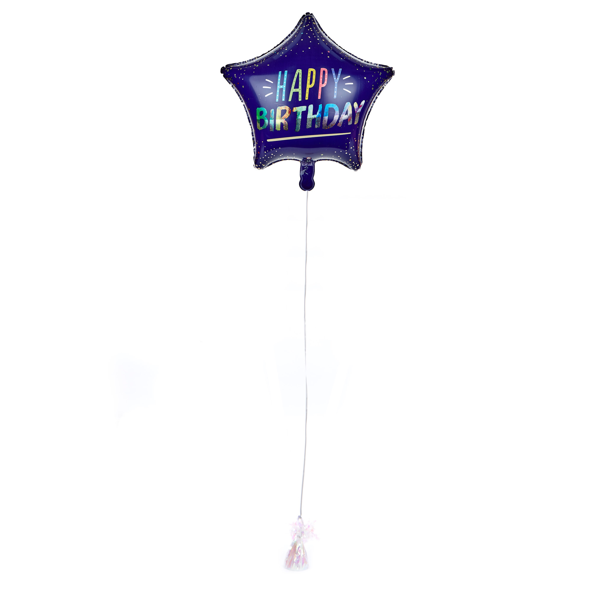 Blue Star Happy Birthday Balloon & Lindt Chocolates