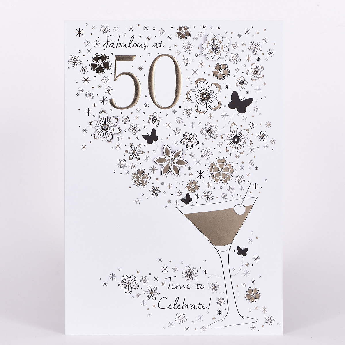 Signature Collection Birthday Card - Fabulous At 50
