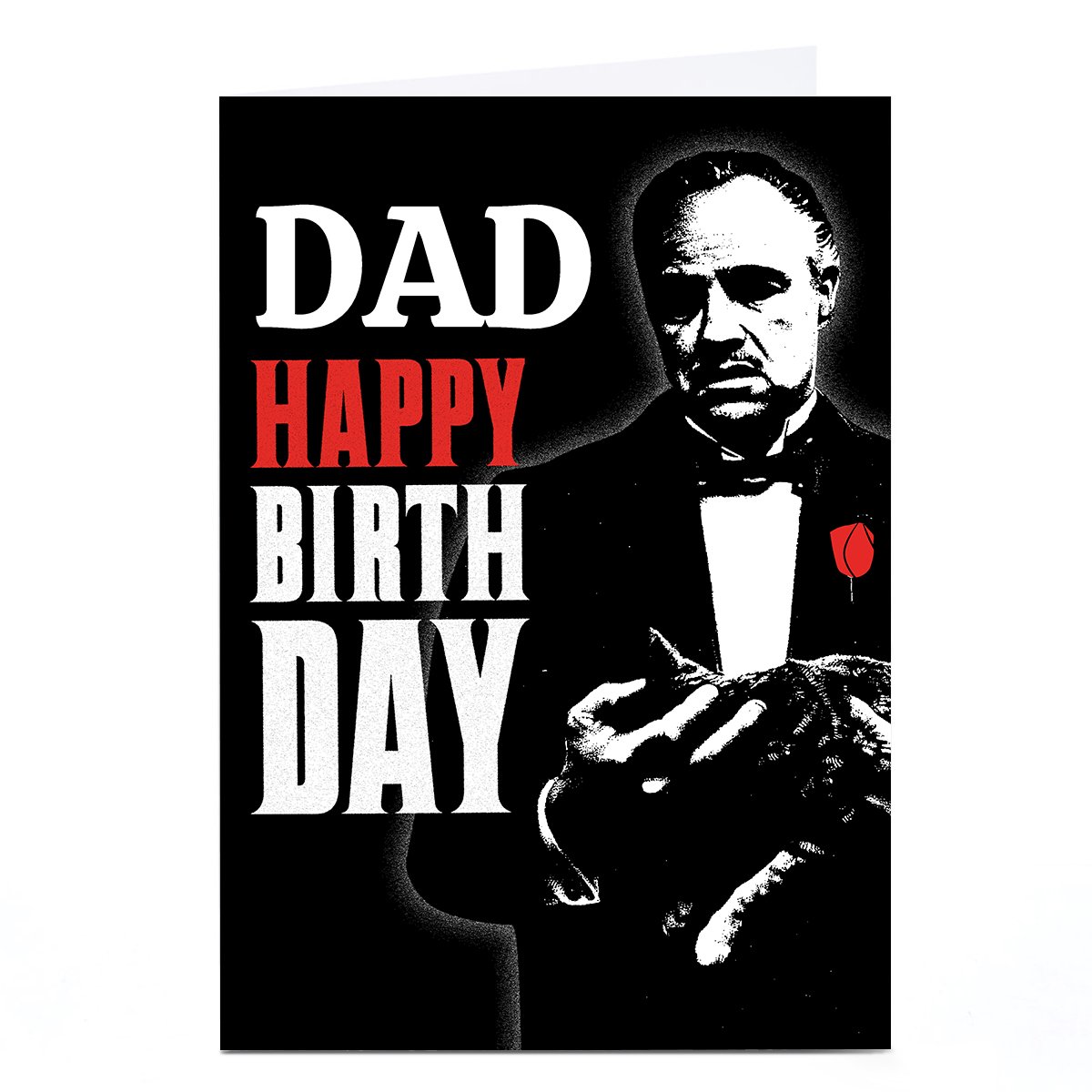 Personalised The Godfather Birthday Card - Dad