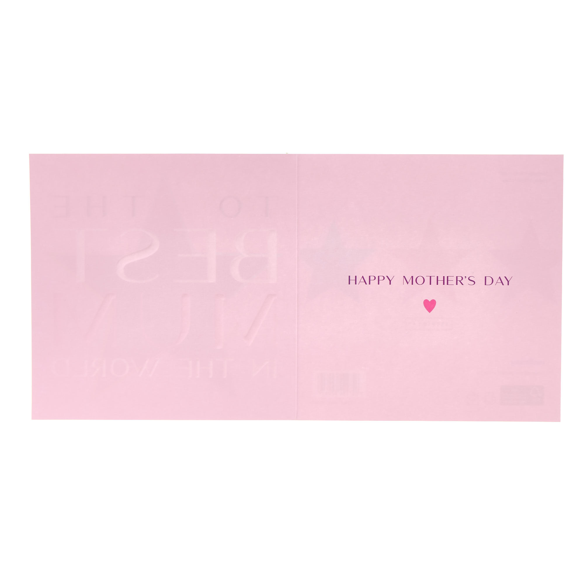 TO THE BEST MUM IN THE WORLD Studio 41 Mother's Day Card