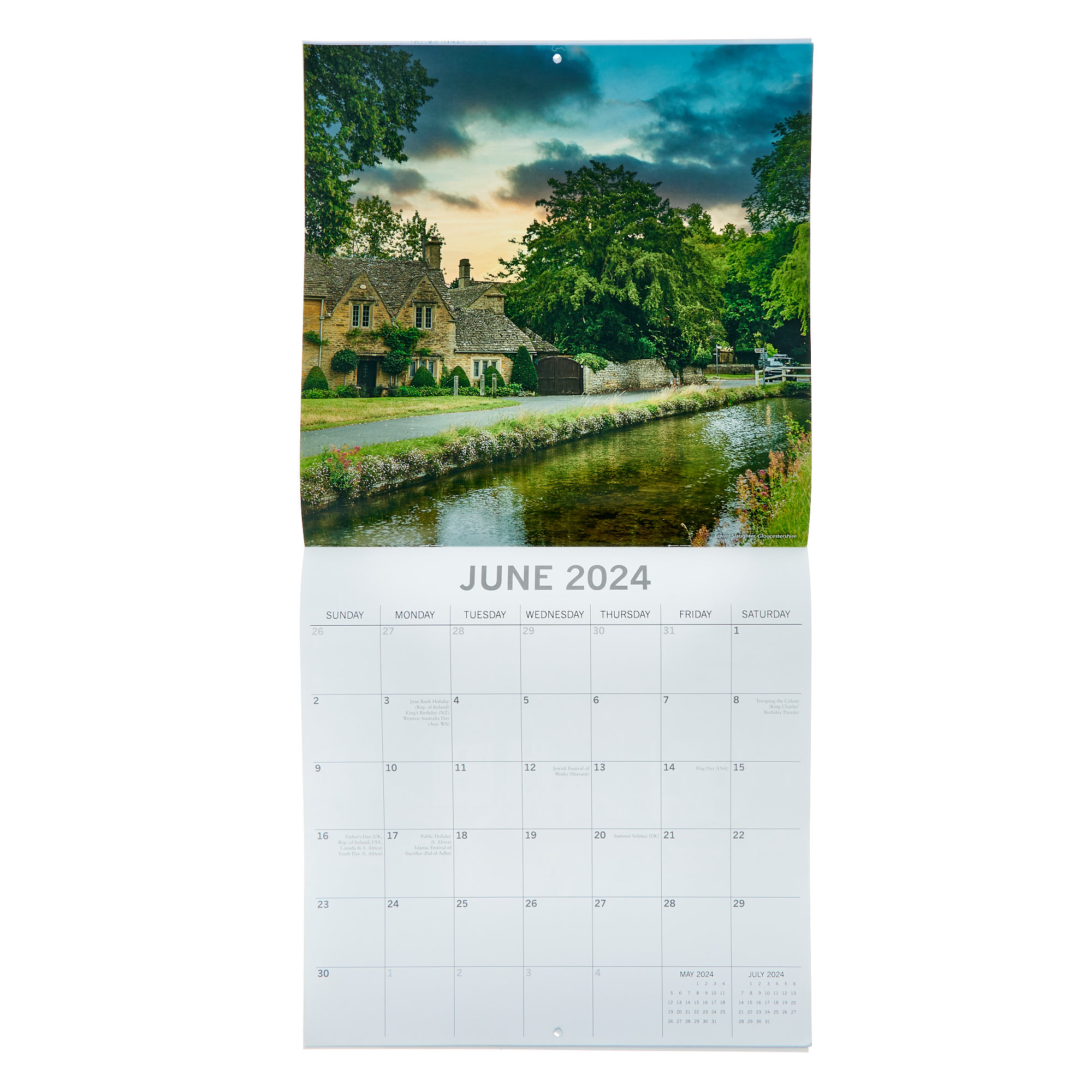 Britain's Most Beautiful Villages 16-Month 2024 Calendar