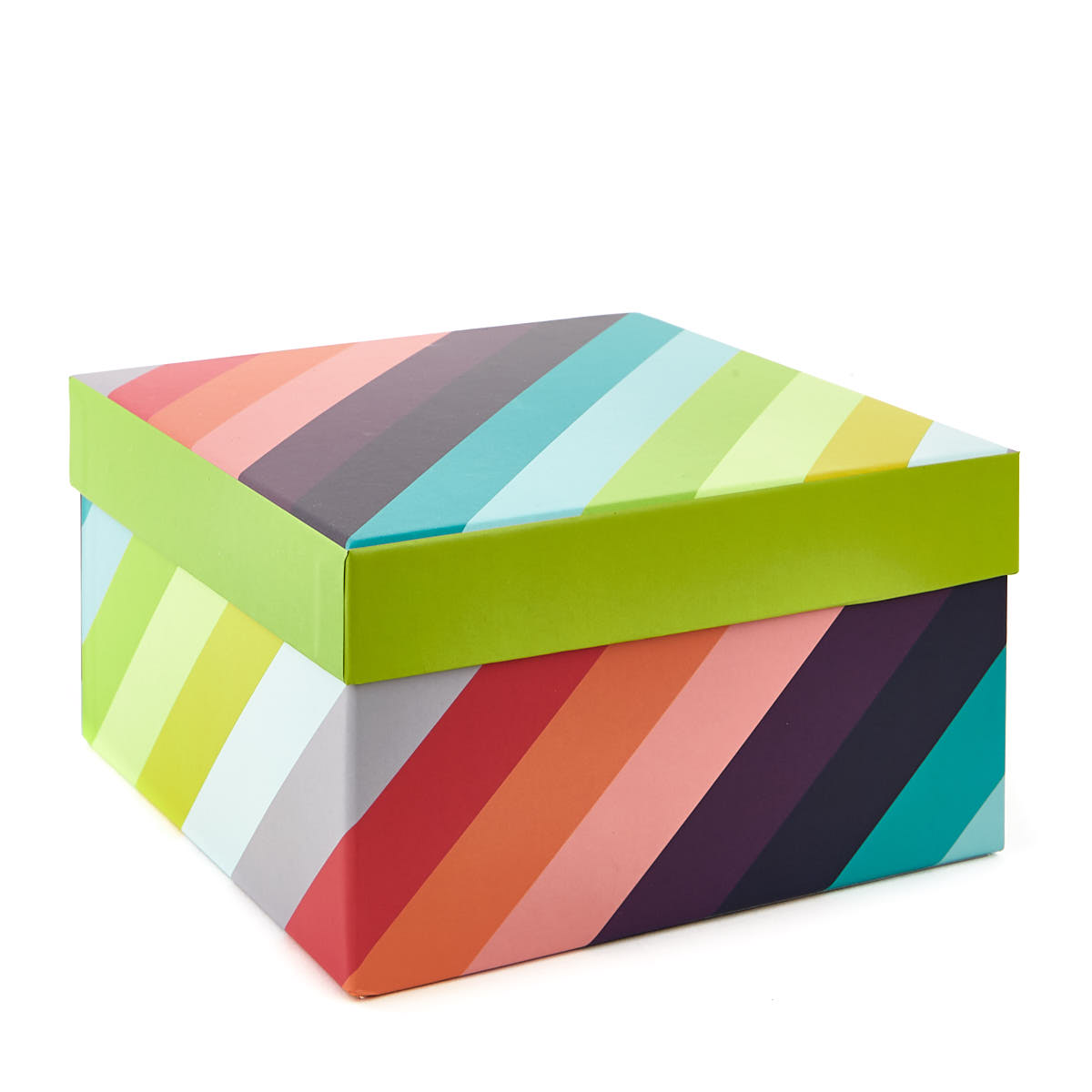 Luxury Gift Box Set Of Four - Rainbow Stripes