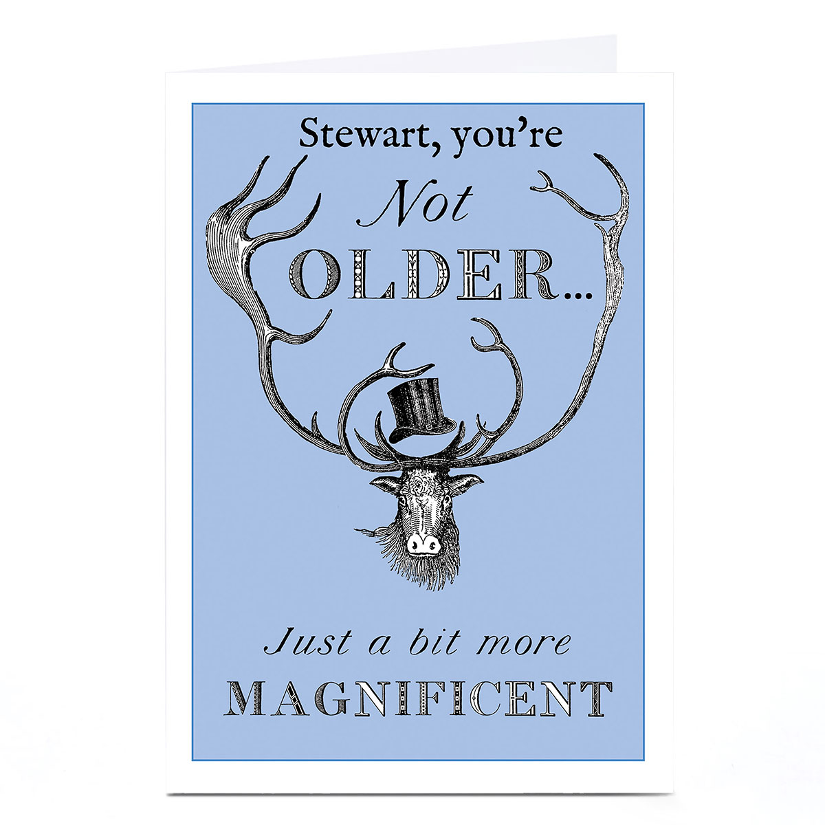 Personalised Toodle Pip Card - Not Older