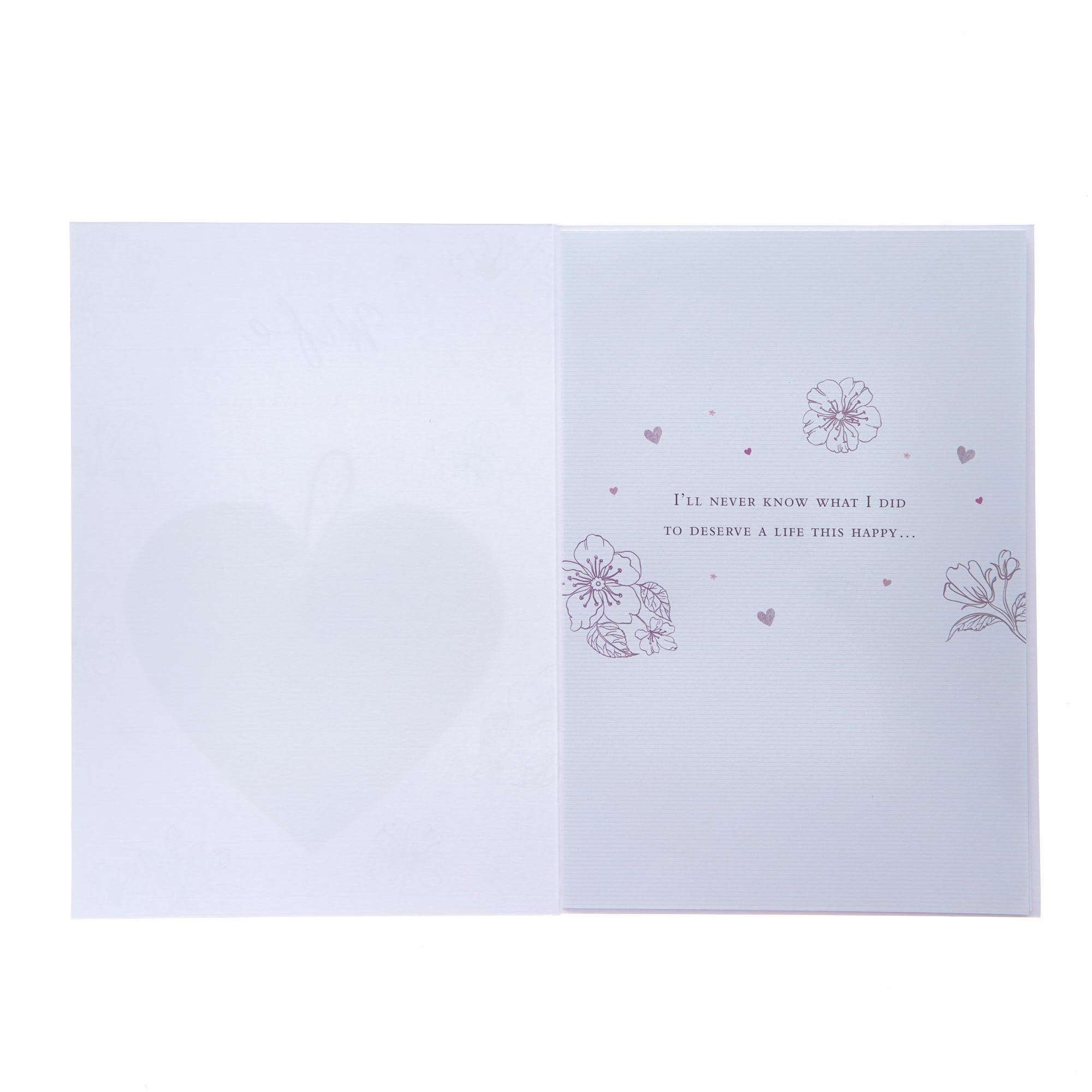 Wife I Love You Today & Every Day Wedding Anniversary Card
