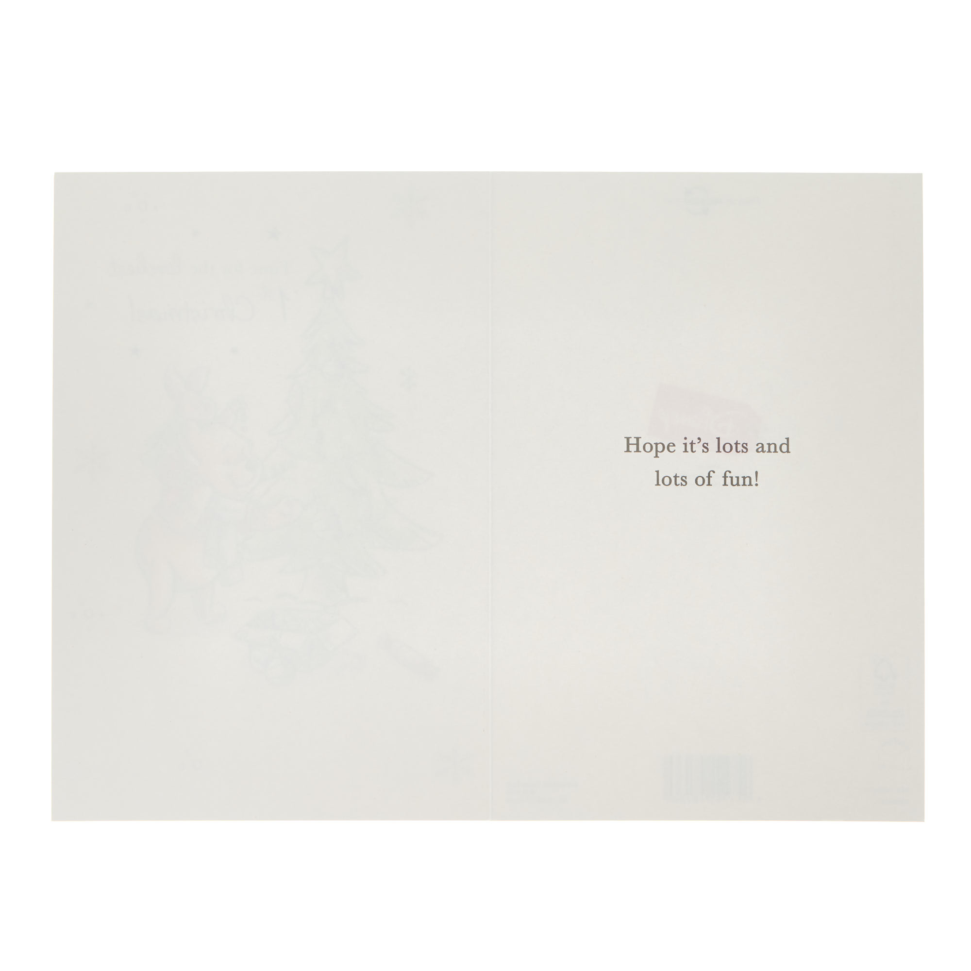 Winnie The Pooh Baby's 1st Christmas Card