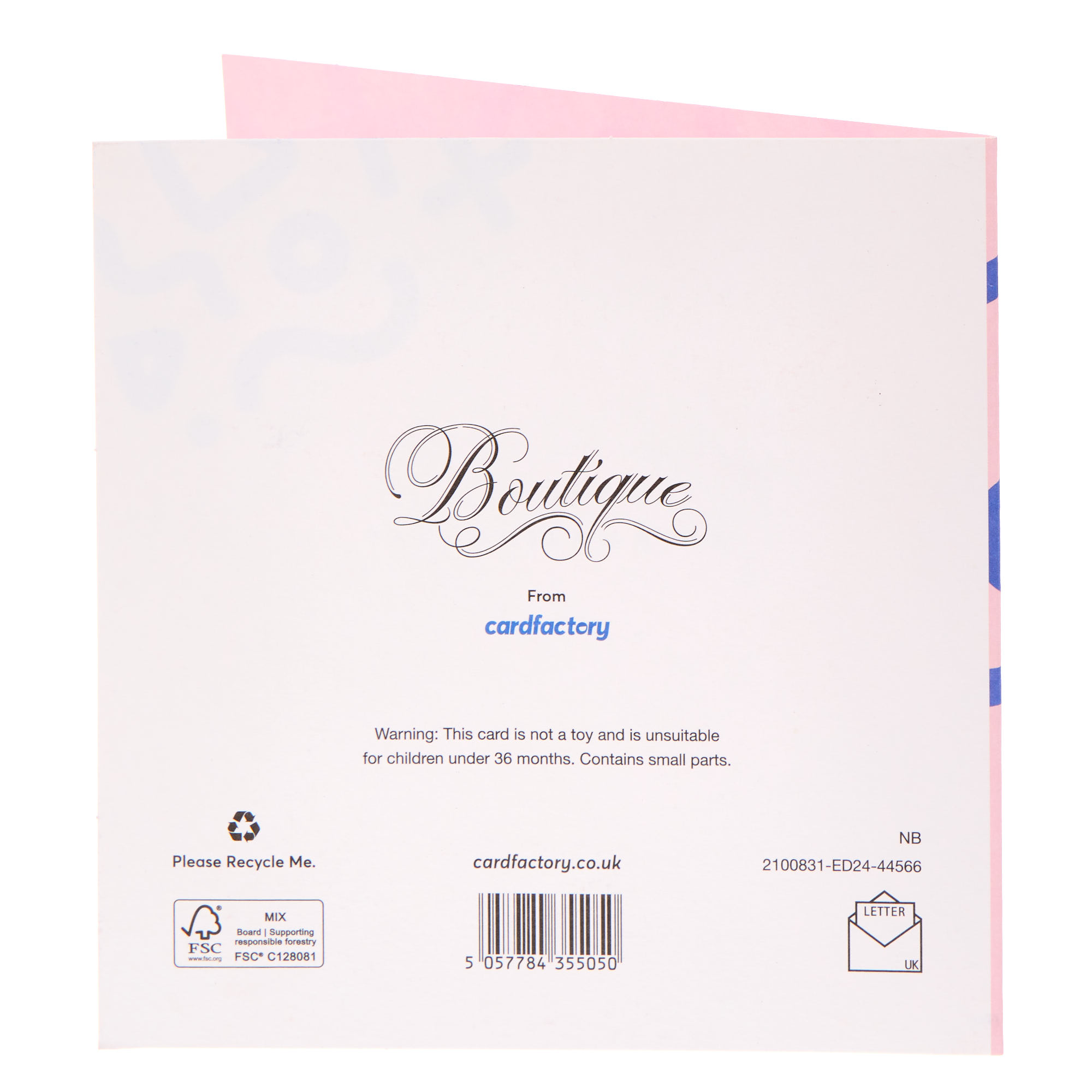 Sister Abstract Swirls Birthday Card