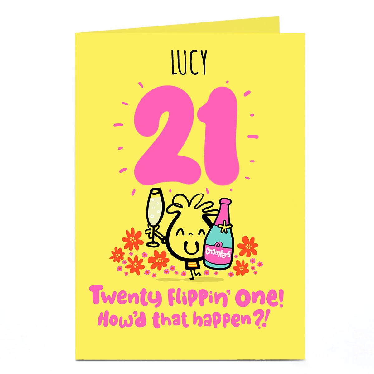 Personalised Fruitloops 21st Birthday Card - How'd That Happen?!