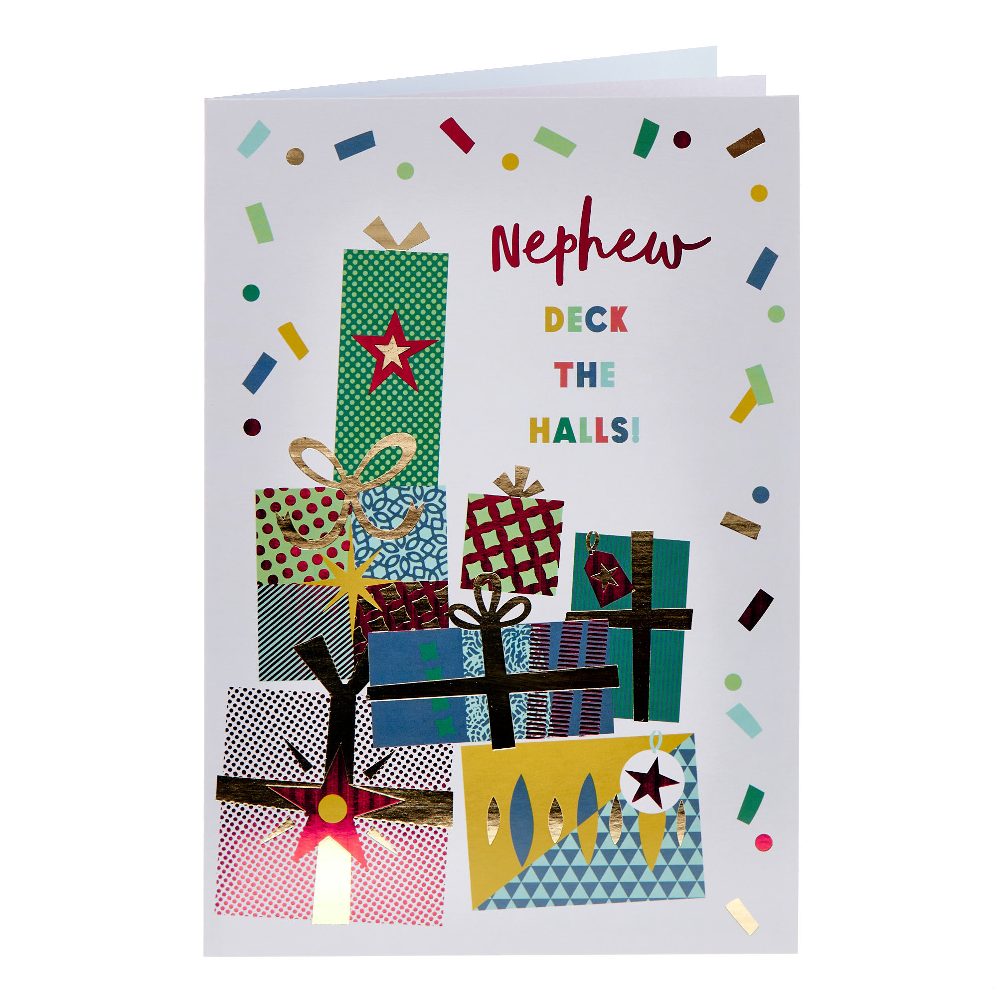 Nephew Deck The Halls Christmas Card