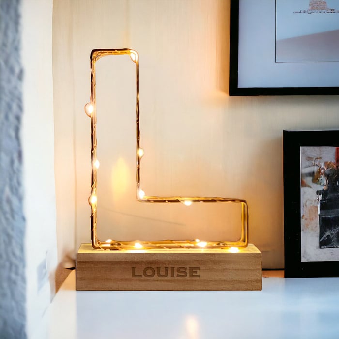 Personalised Lumi Letter Light