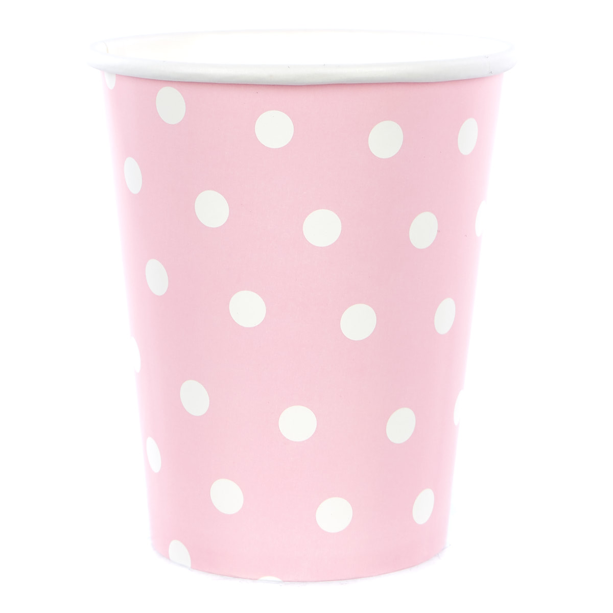 Pink Spots & Chevrons Party Tableware & Decoration Bundle - 16 Guests