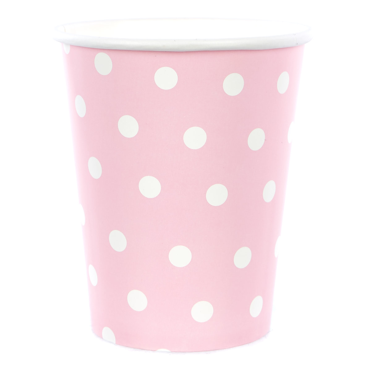 Pink Spots & Chevrons Party Tableware & Decoration Bundle - 16 Guests