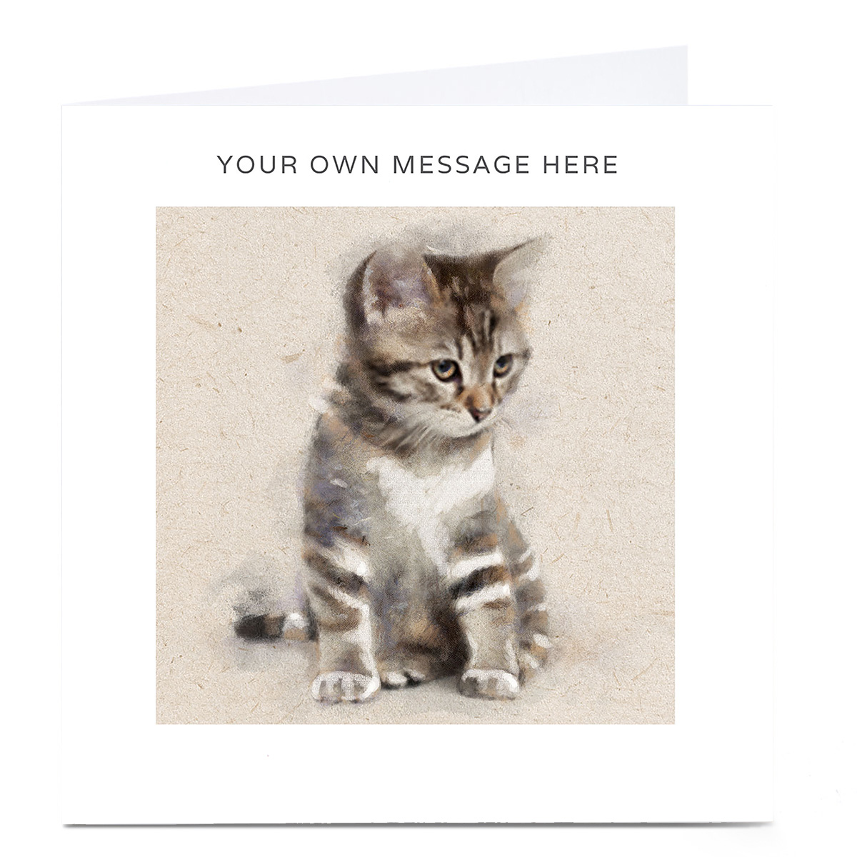 Personalised Card - Kitten