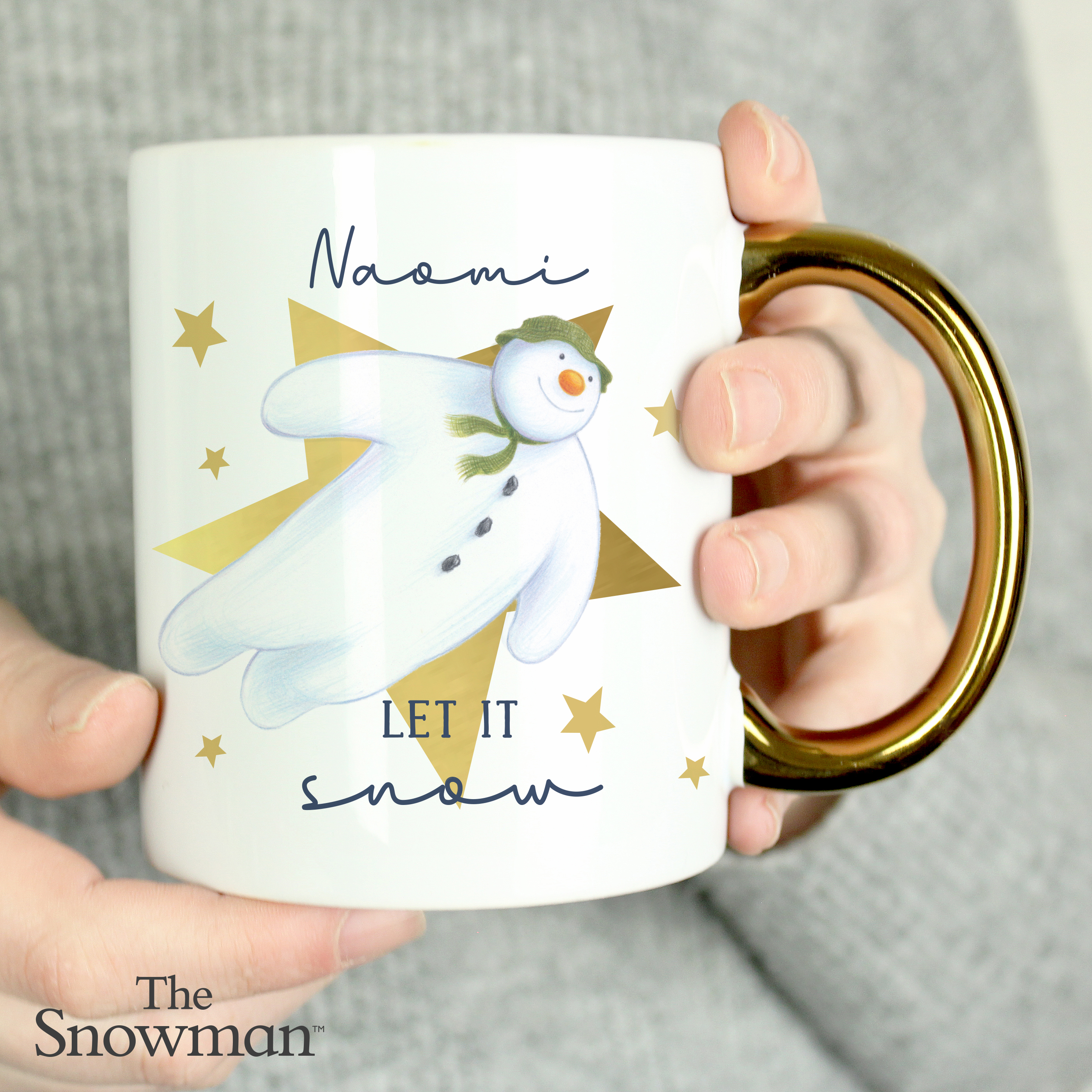 Personalised The Snowman Let it Snow Mug
