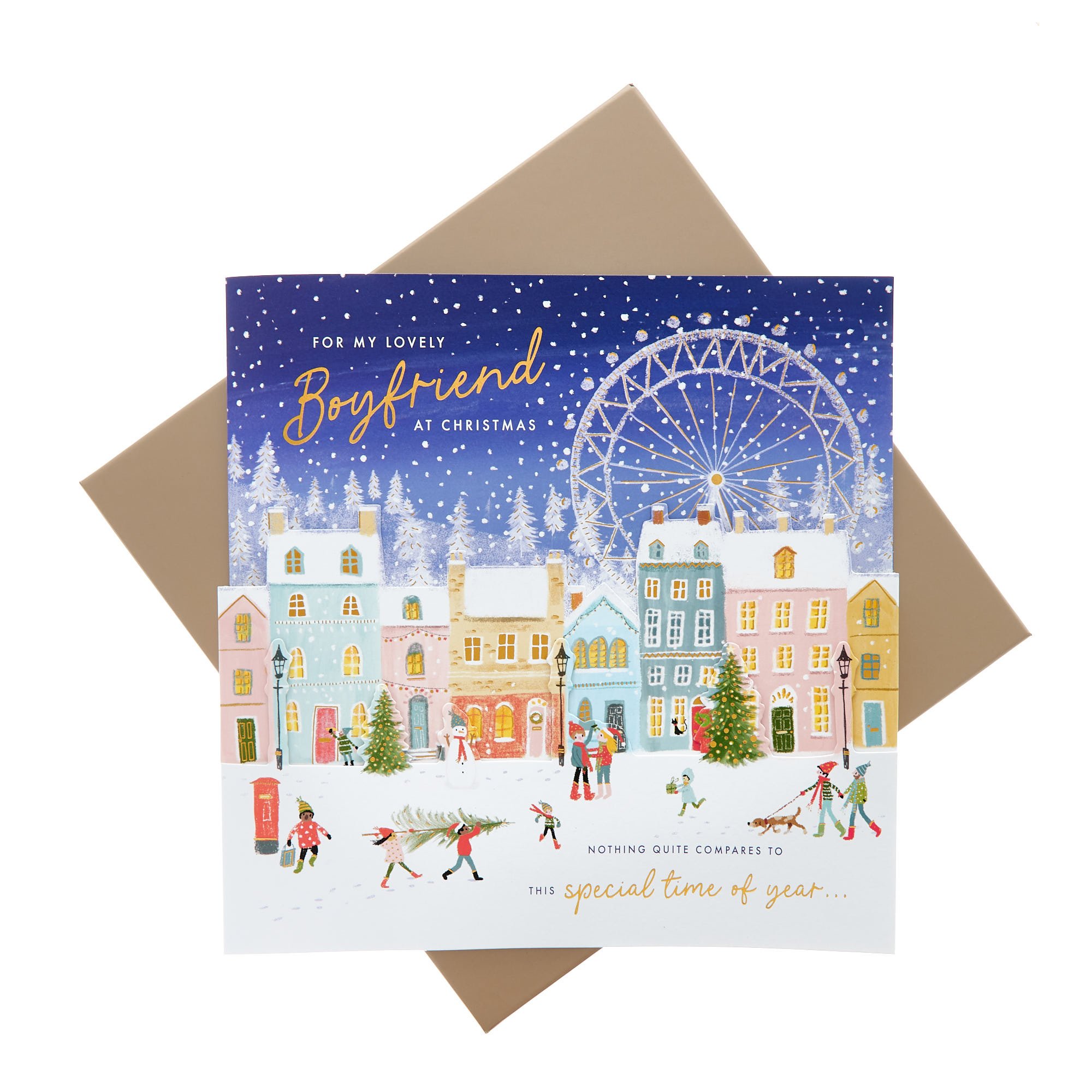Lovely Boyfriend Premium Boxed Christmas Card