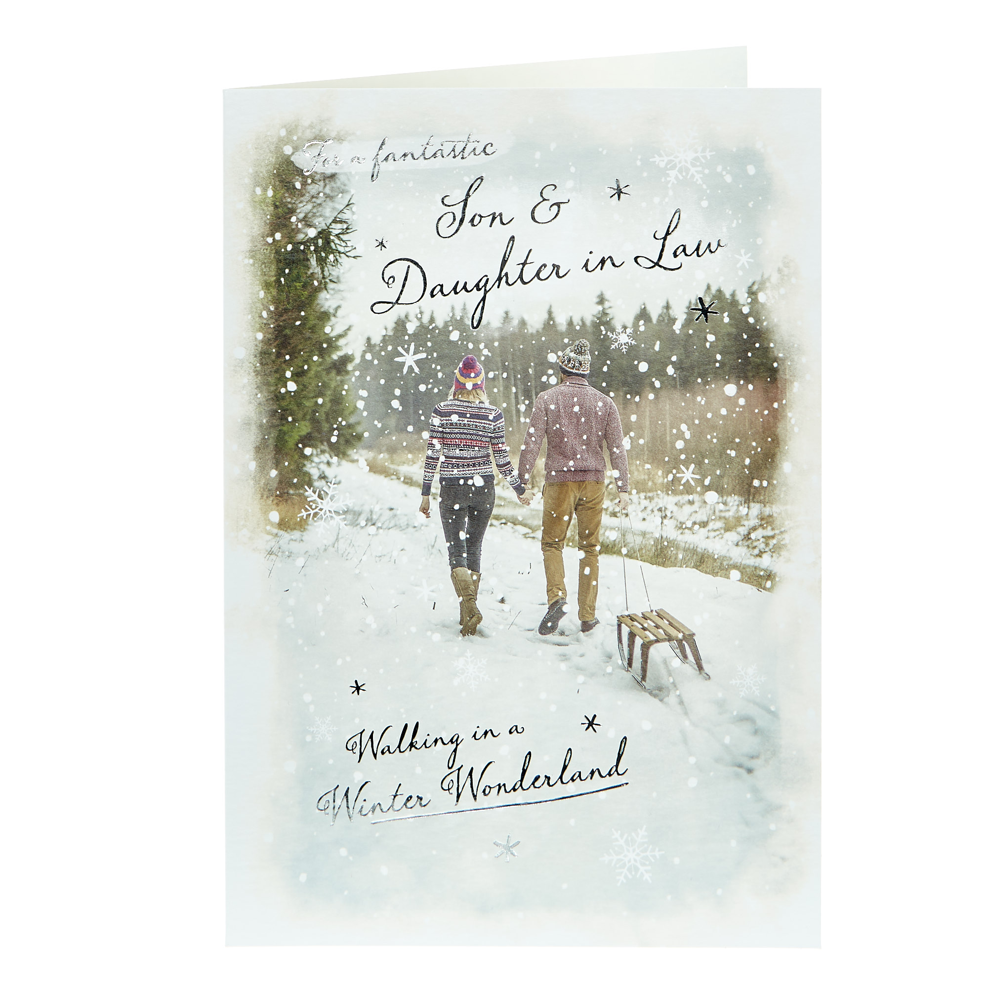 Christmas Card - Fantastic Son & Daughter In Law