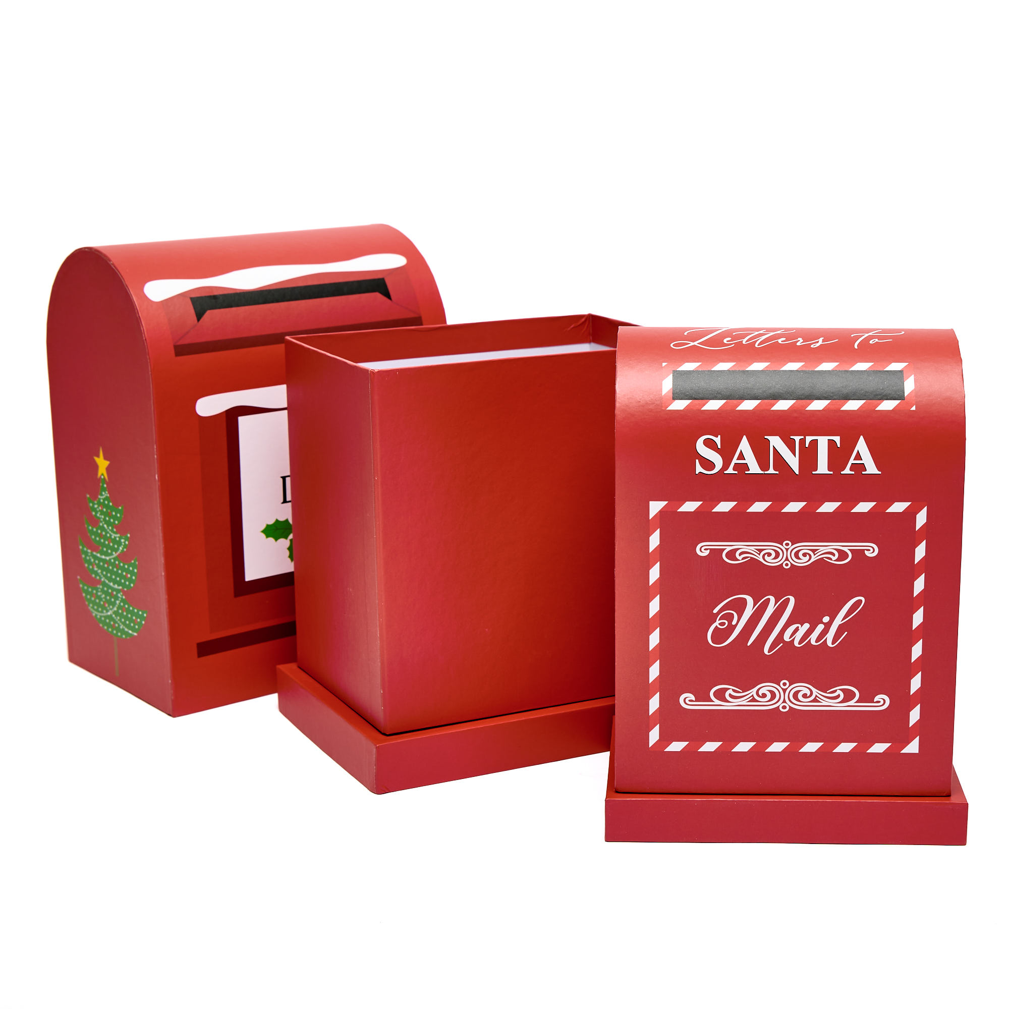 Christmas Post Box Gift Boxes - Set of 2