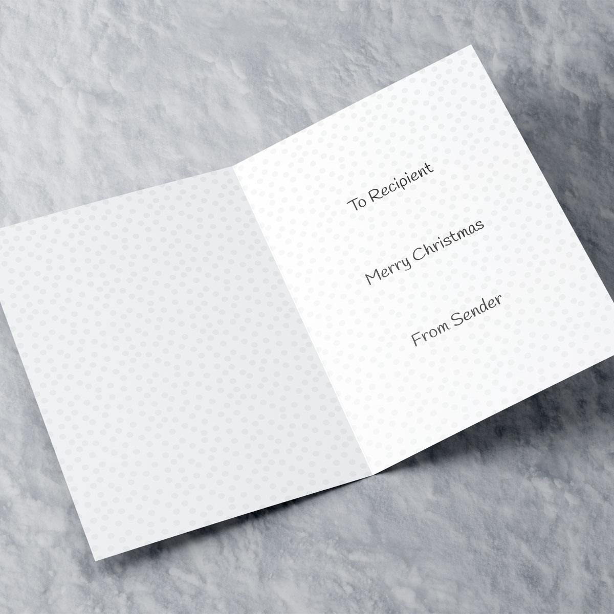 Personalised Christmas Card - Super Sparkly