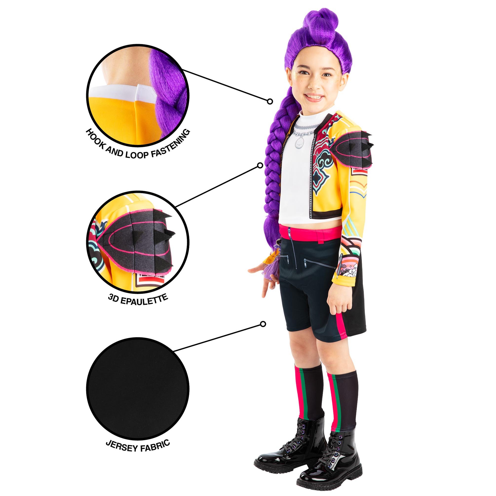 KPop Demon Hunters Rumi Children's Fancy Dress Costume