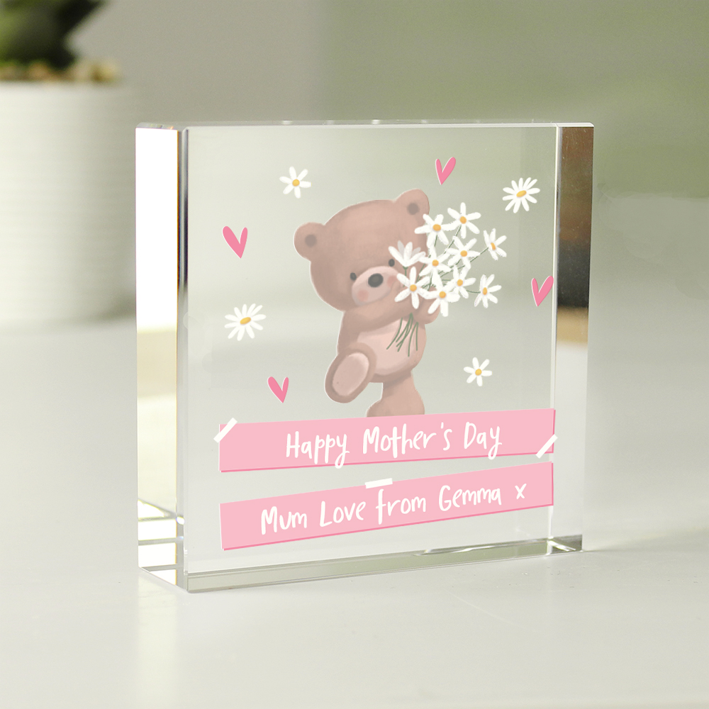 Personalised Hugs Crystal Token