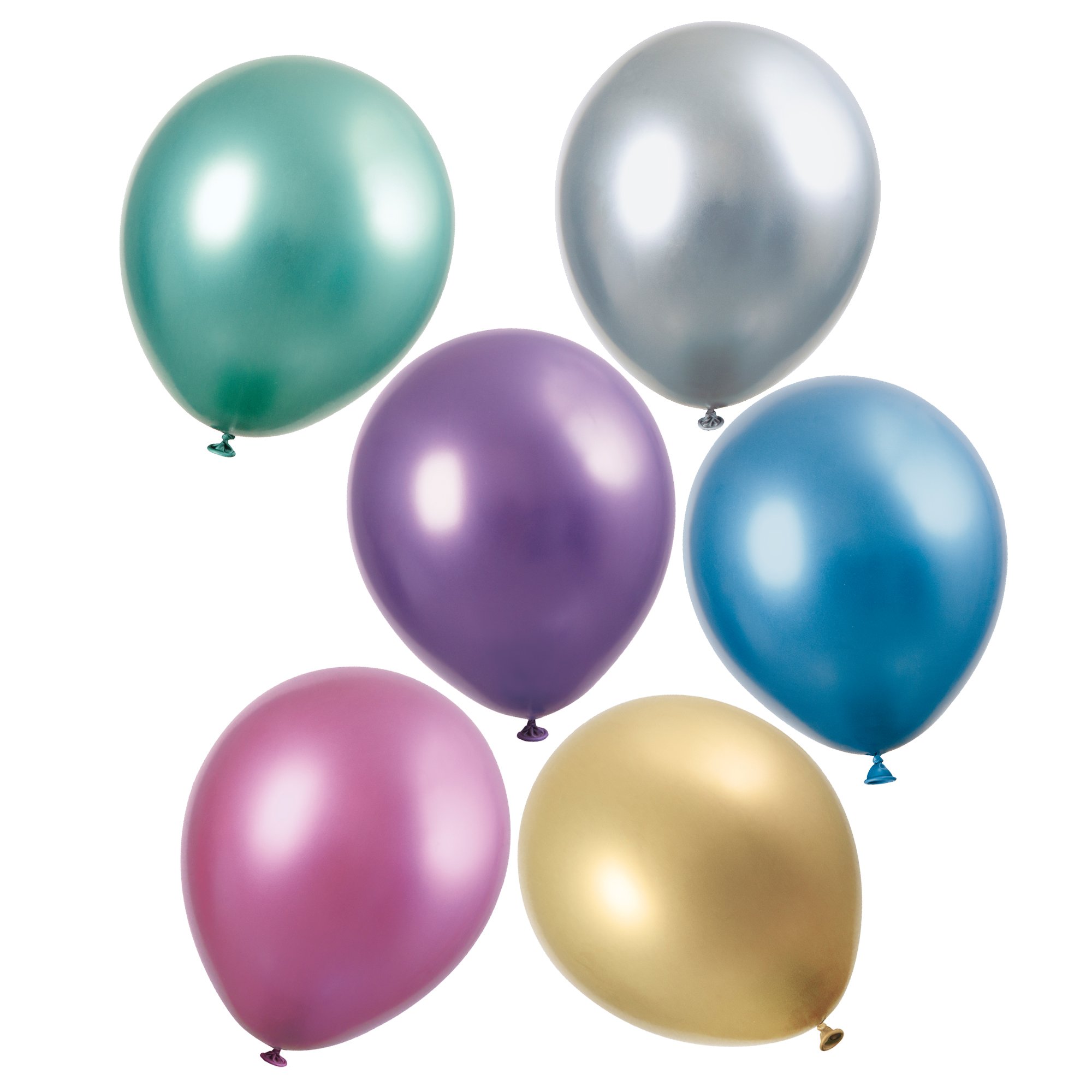 11-Inch Platinum Latex Balloons - Pack of 25