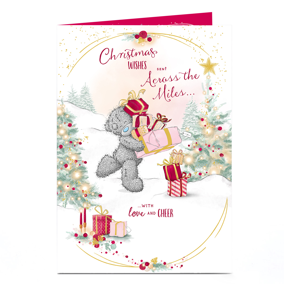 Tatty Teddy Christmas Card - Across the Miles
