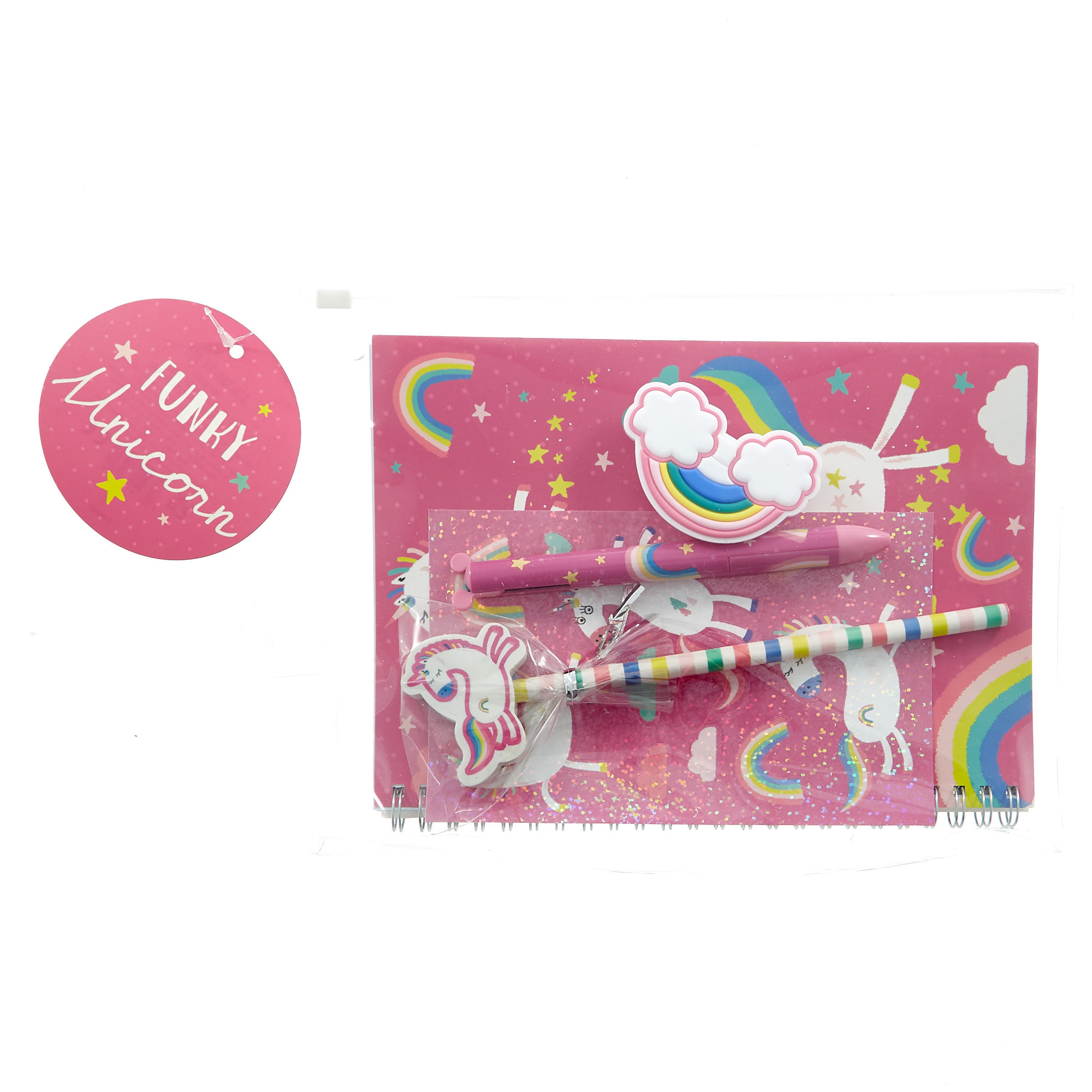 Funky Unicorn Stationery Set