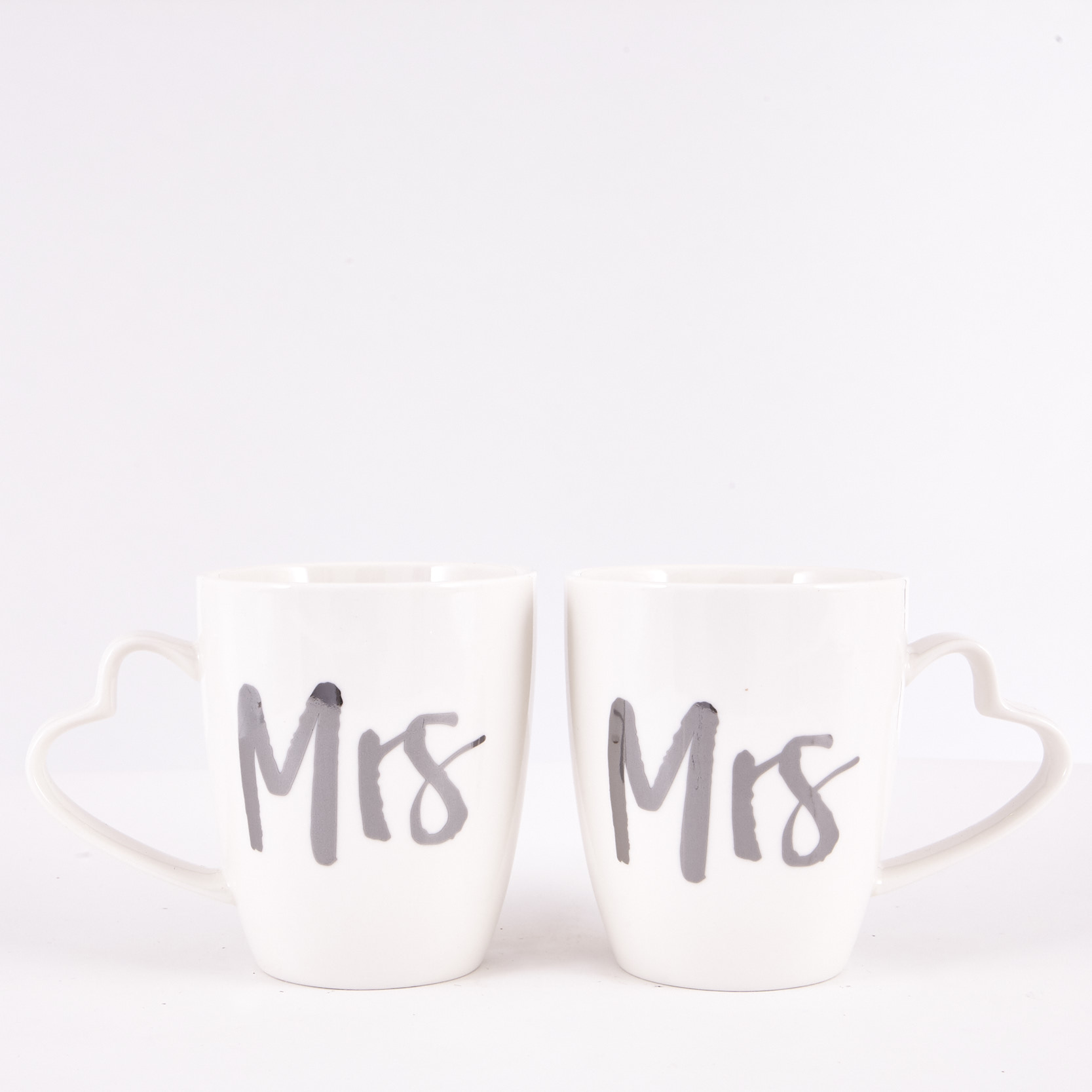 Mrs & Mrs Wedding Mug Set