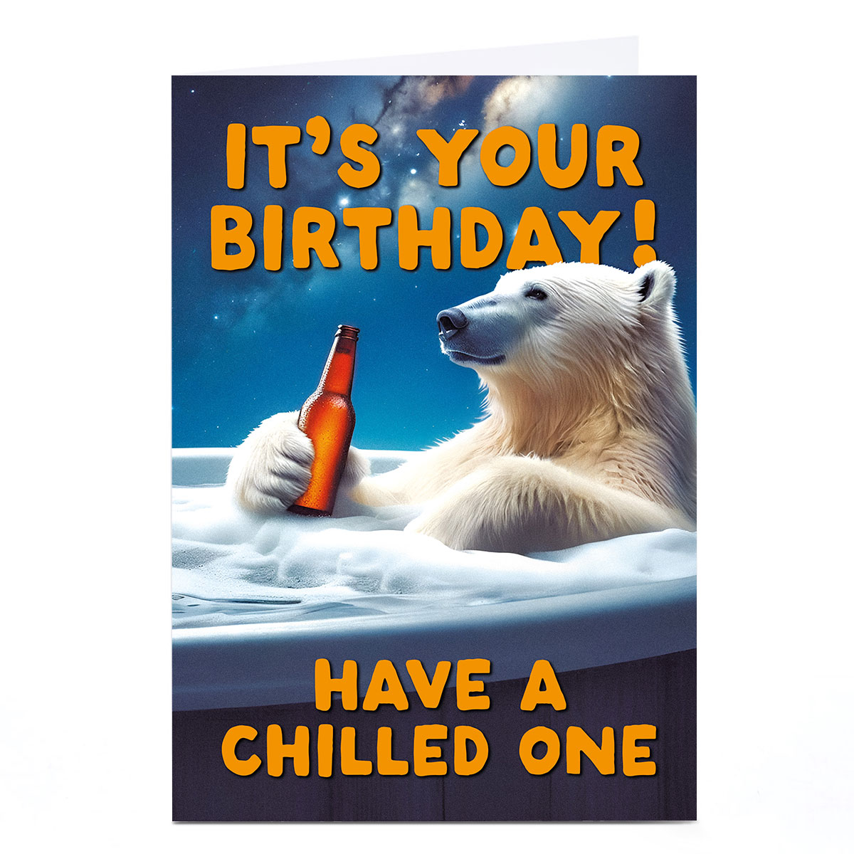 Birthday Card - Chilled Polar Bear