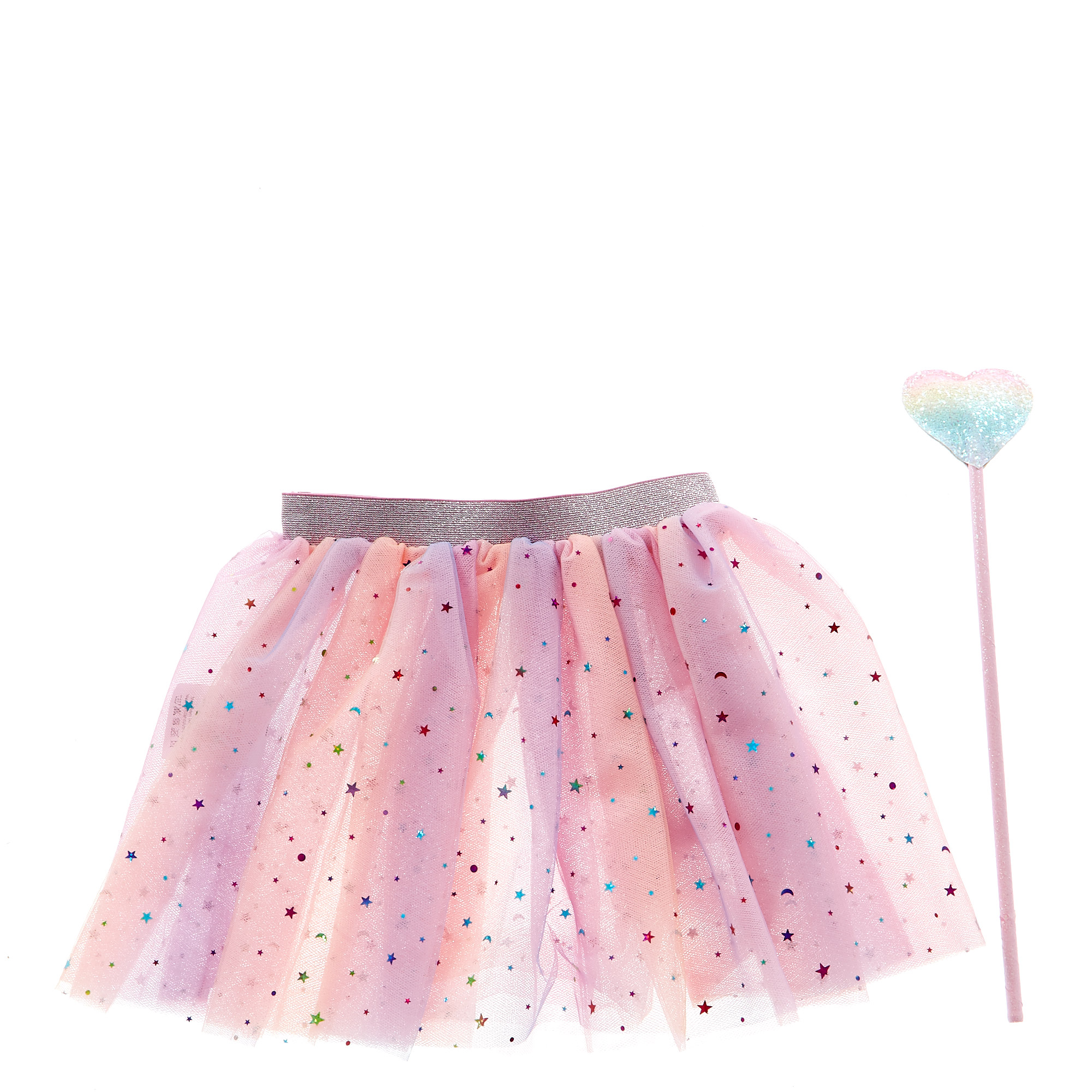 Happy Rainbows Tutu & Wand Dress-Up Set