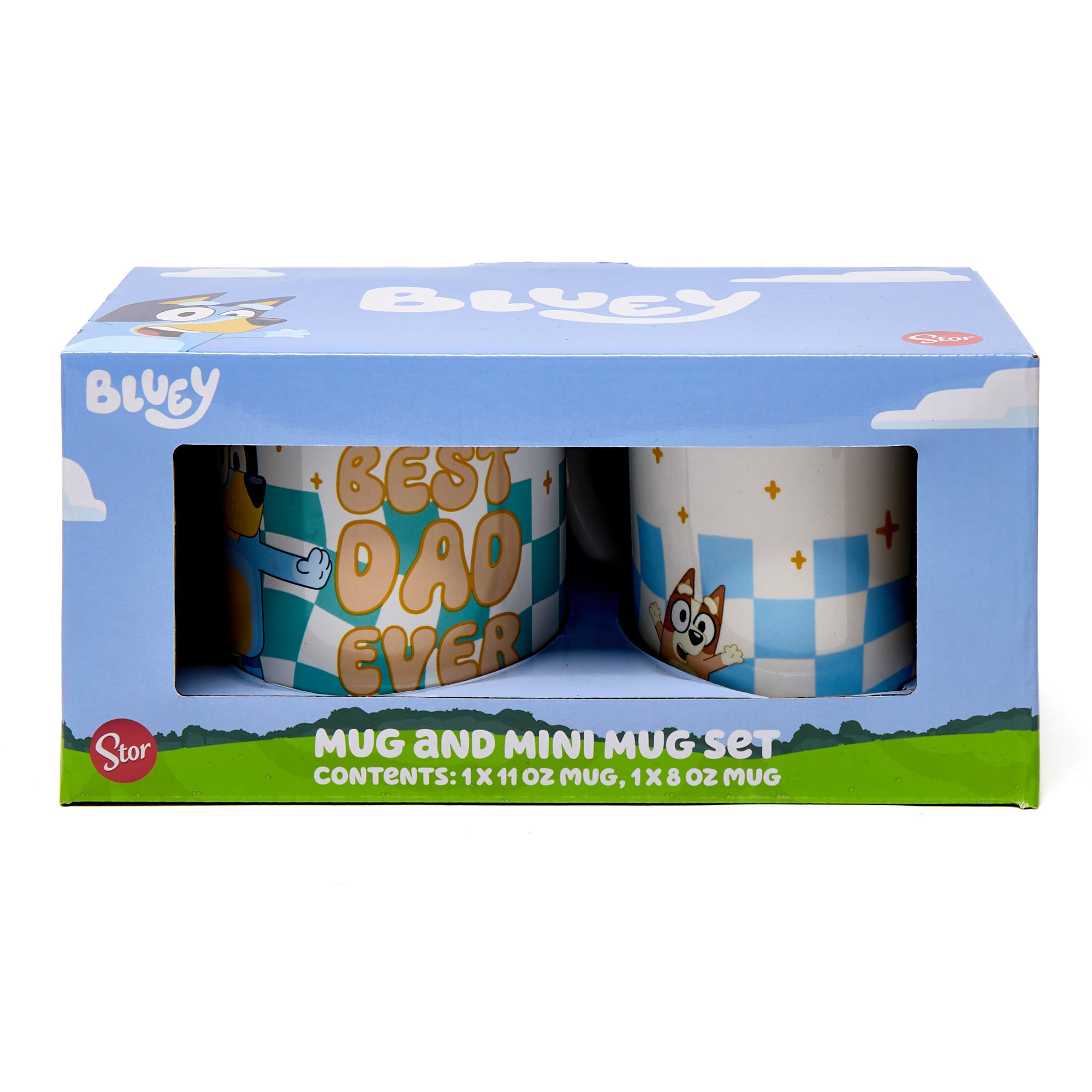 Bluey Best Dad Ever Mug & Mini Mug Set