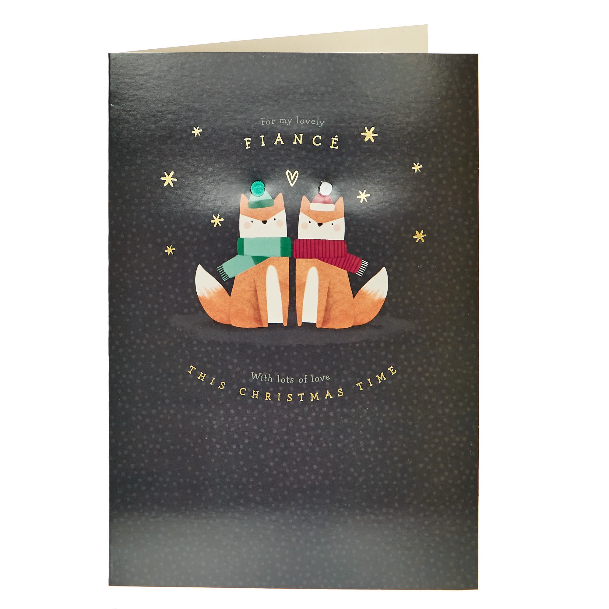 Christmas Card - Lovely FiancÃƒÂ© Foxes