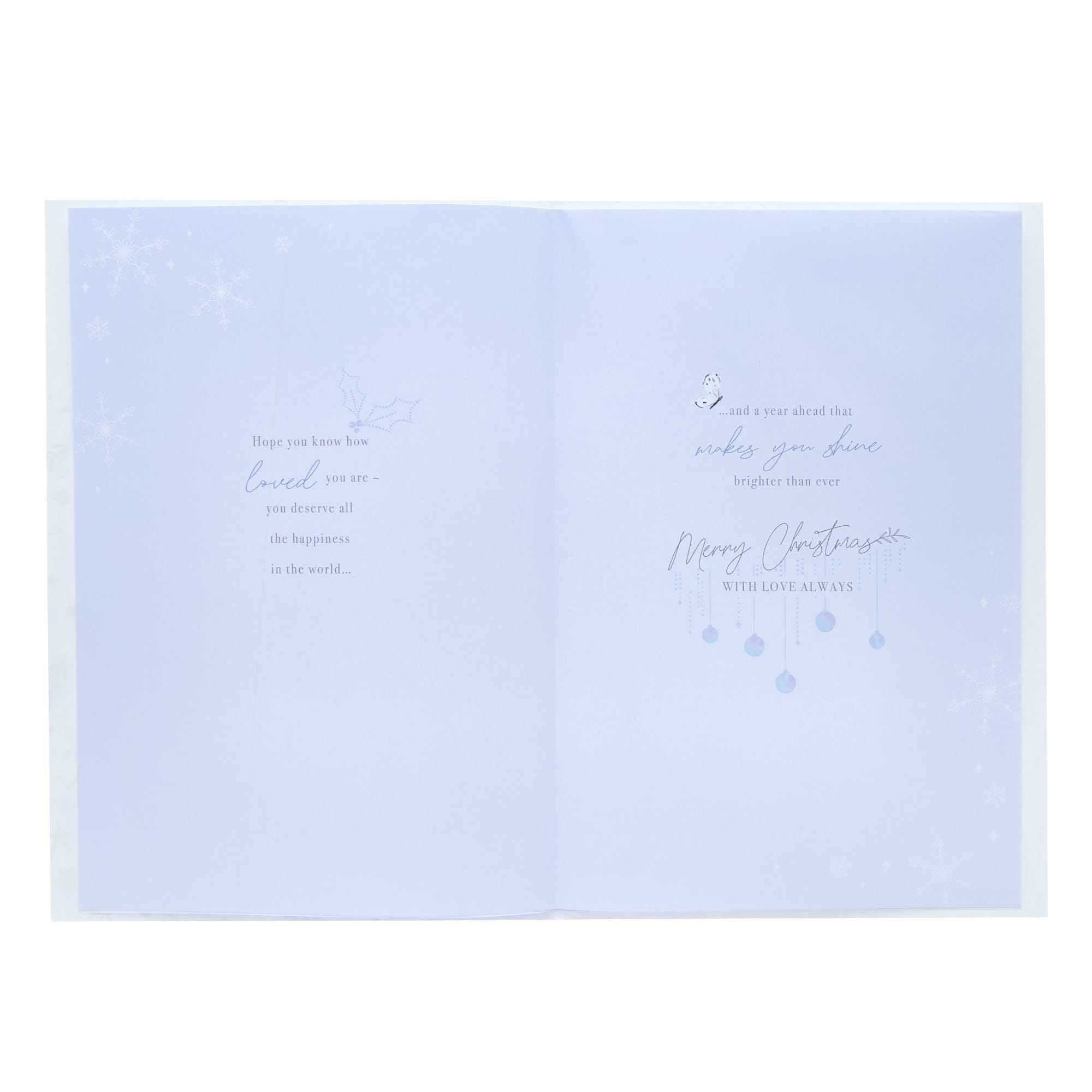 Granddaughter Modern Tree Christmas Card