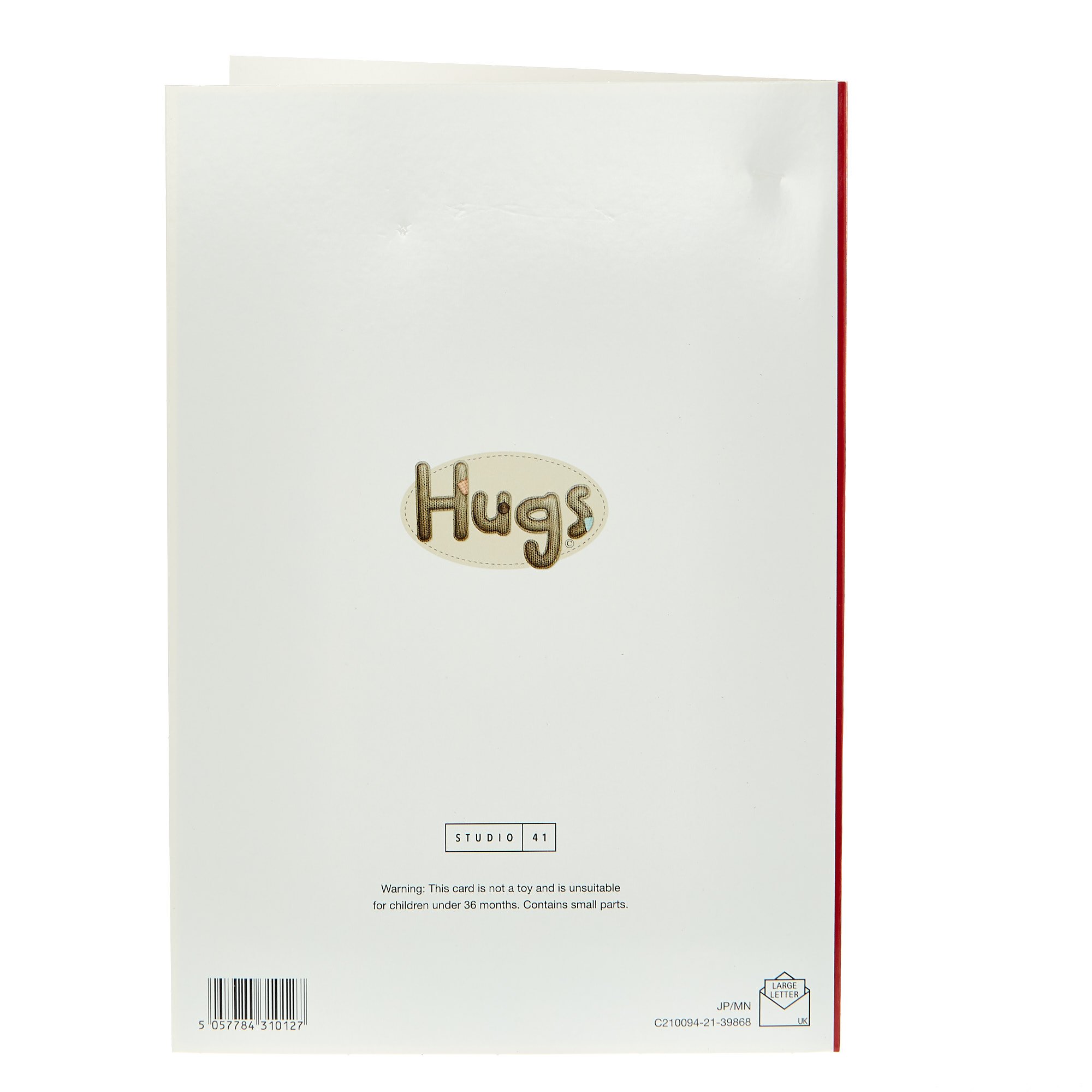 Hugs Bear Christmas Card - A Very Special Daddy