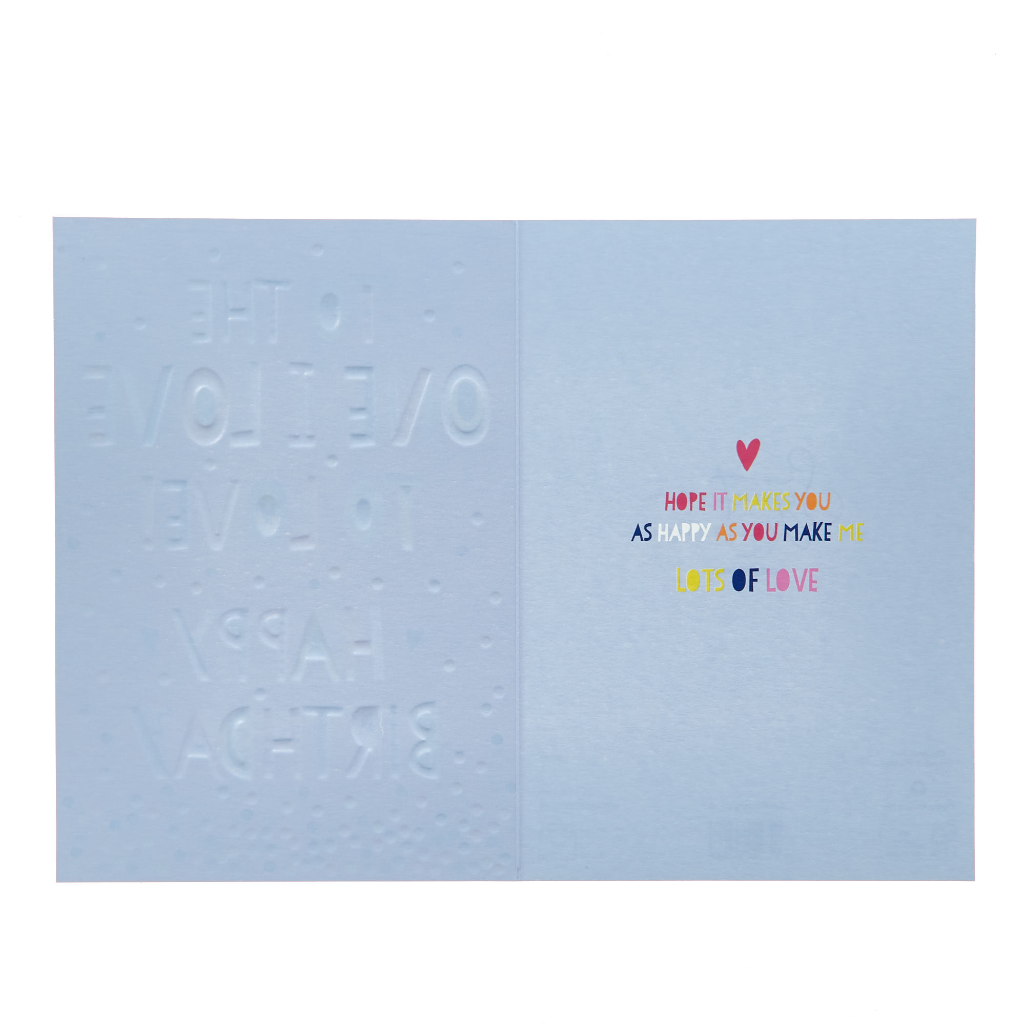 Birthday Card - One I Love Funky Text