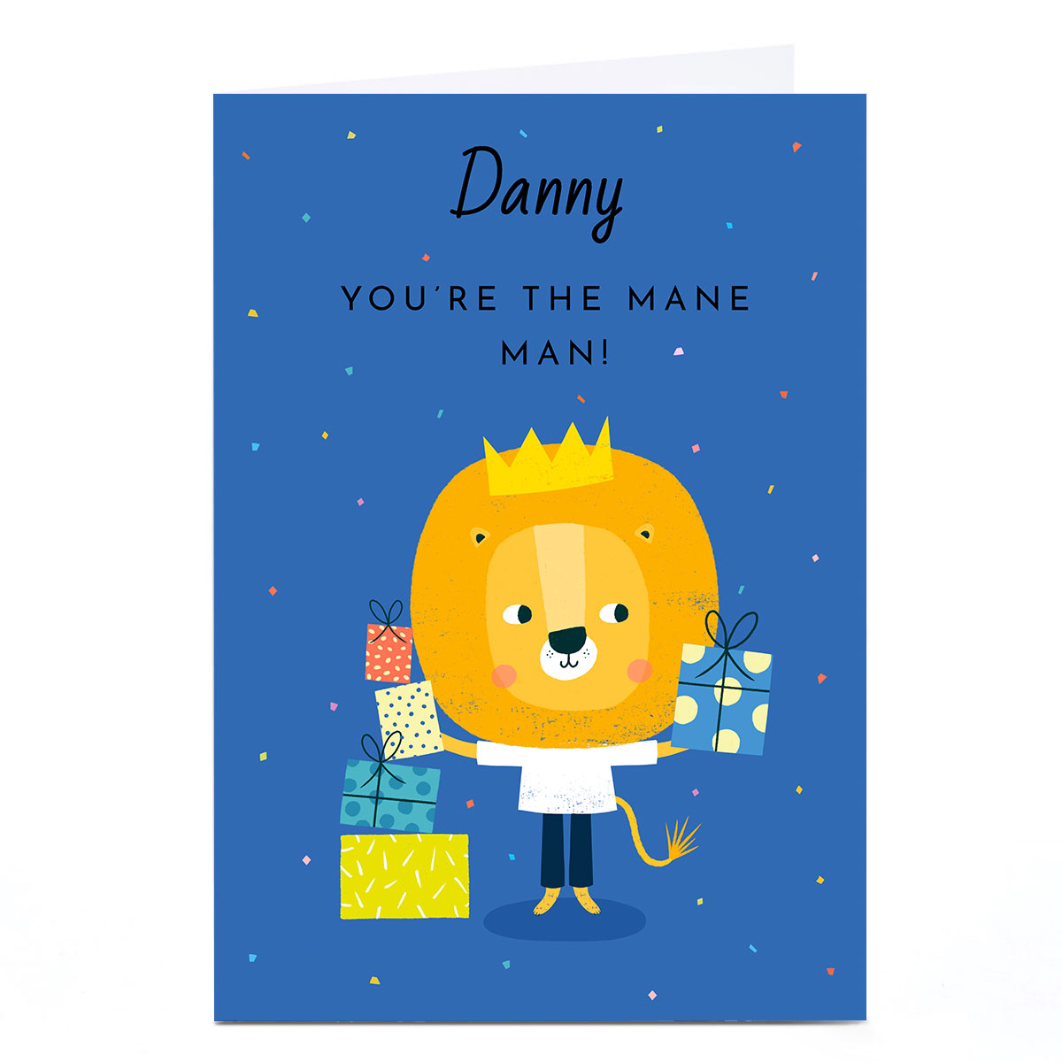 Personalised Lemon & Sugar Card - You're The Mane Man!