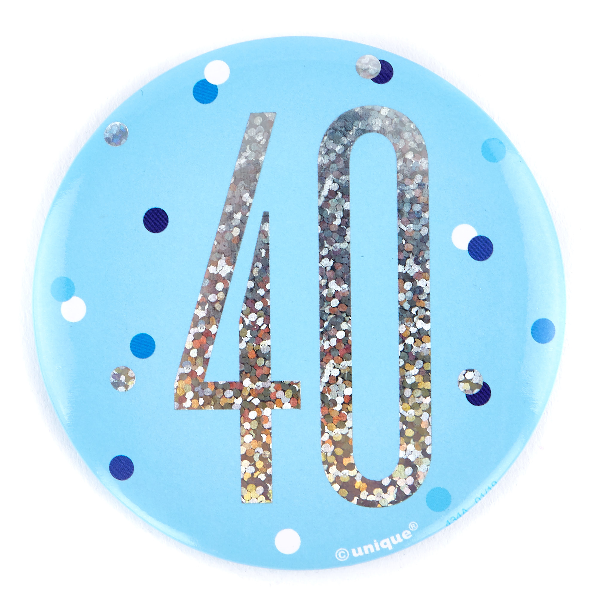 Blue 40th Birthday Party Accessories Kit - 11 Piece