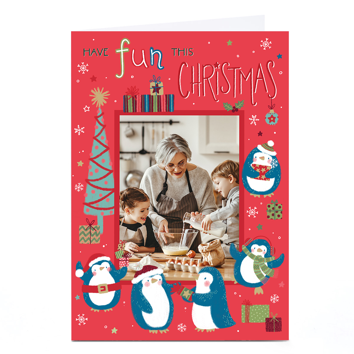 Photo Nikki Golesworthy Christmas Card - Penguins