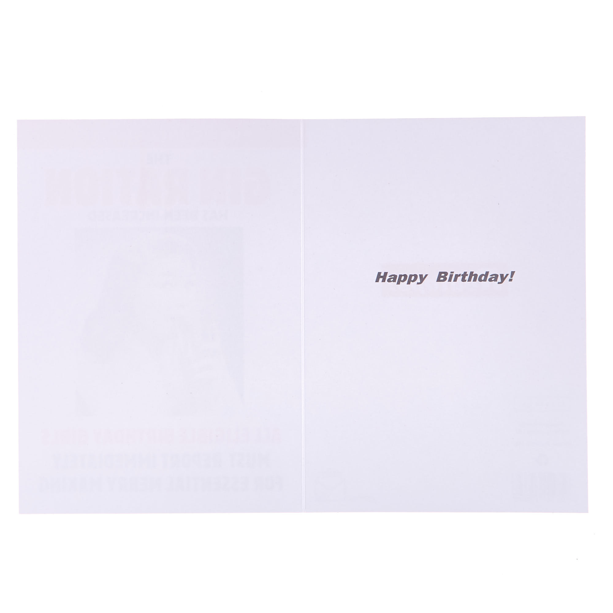 Birthday Card - The Gin Ration