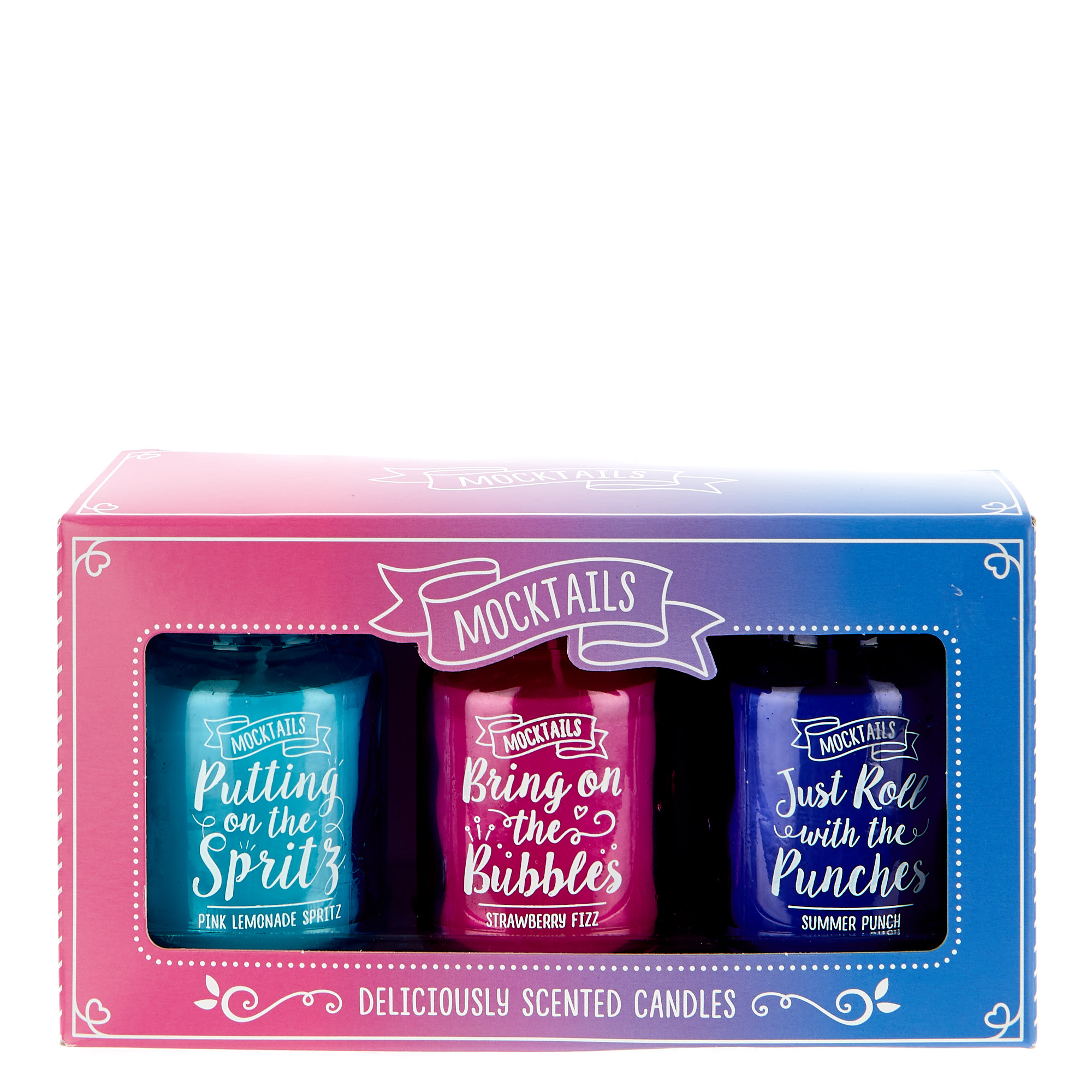 Mini Mocktails Scented Candles - Set of 3