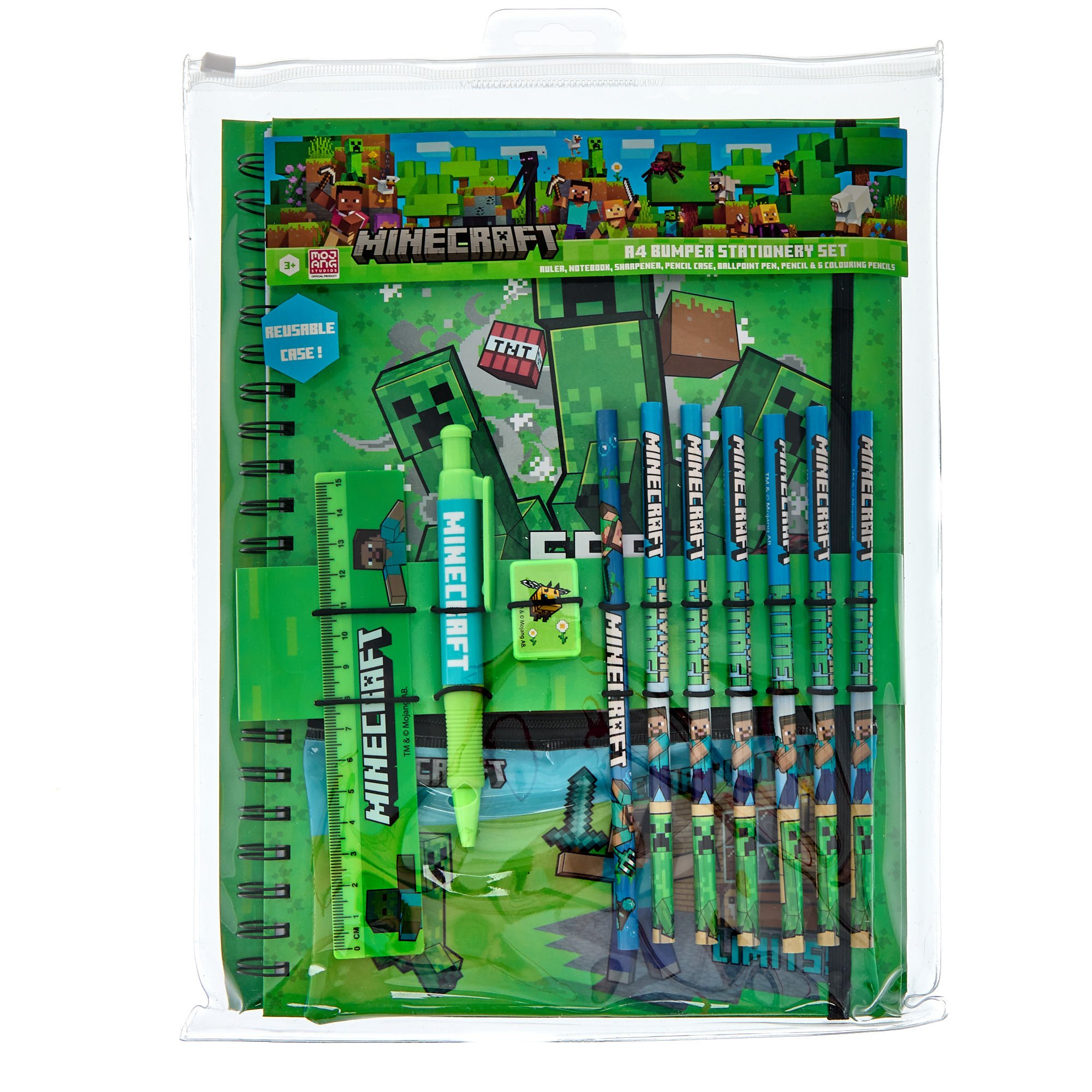 Minecraft A4 Bumper Stationery Set