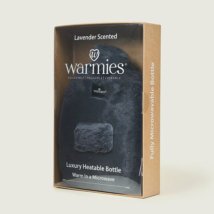 Warmies Hot Water Bottle - Charcoal