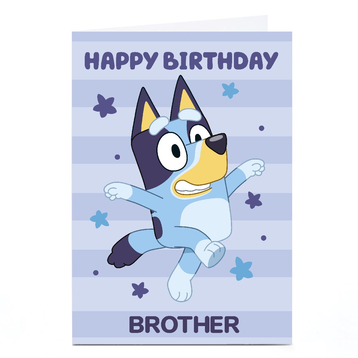 Personalised Birthday Card - Bluey Brother